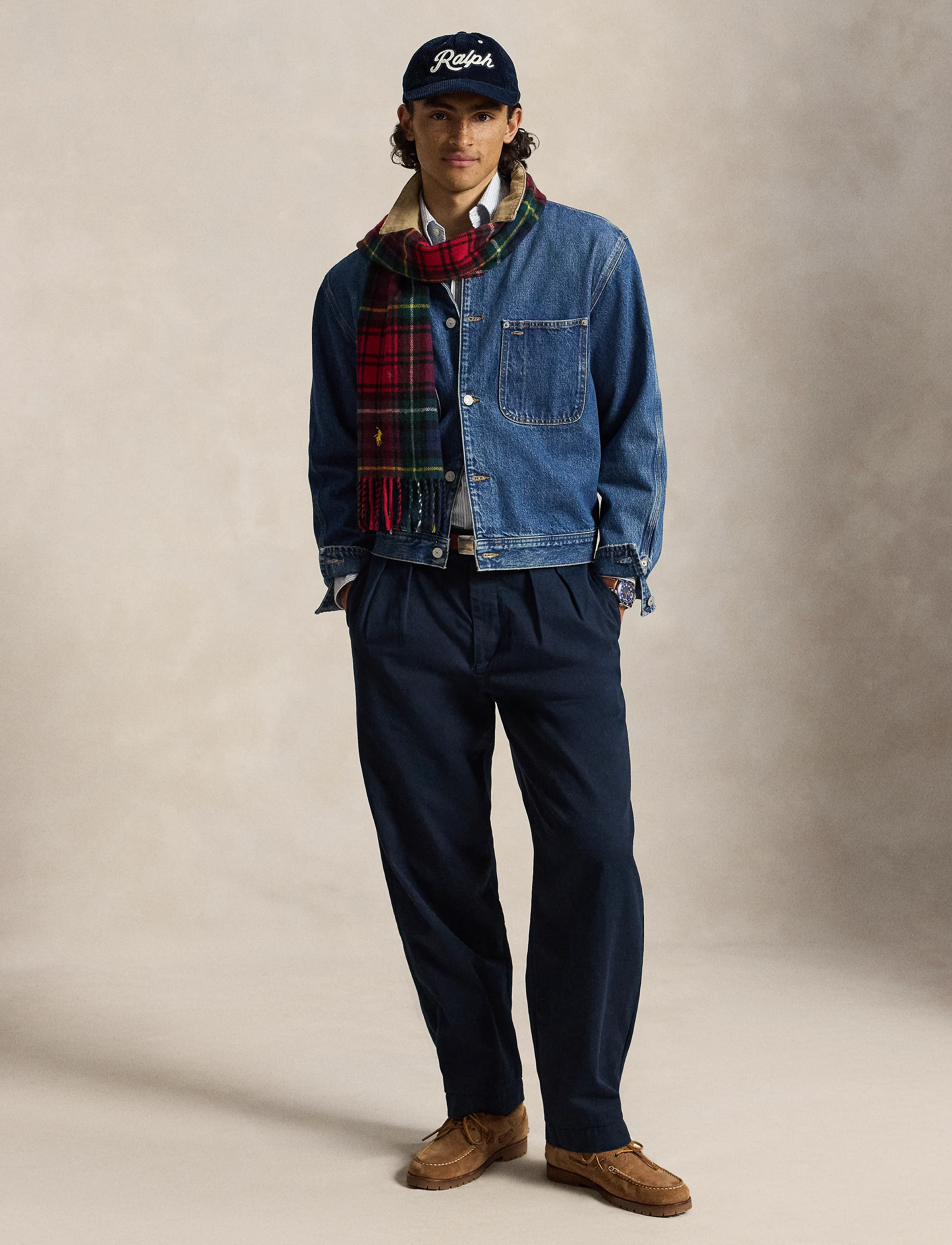 Polo Ralph Lauren BEDFORD TWILL-WVN-PANTS - Tøj - AVIATOR NAVY / navy