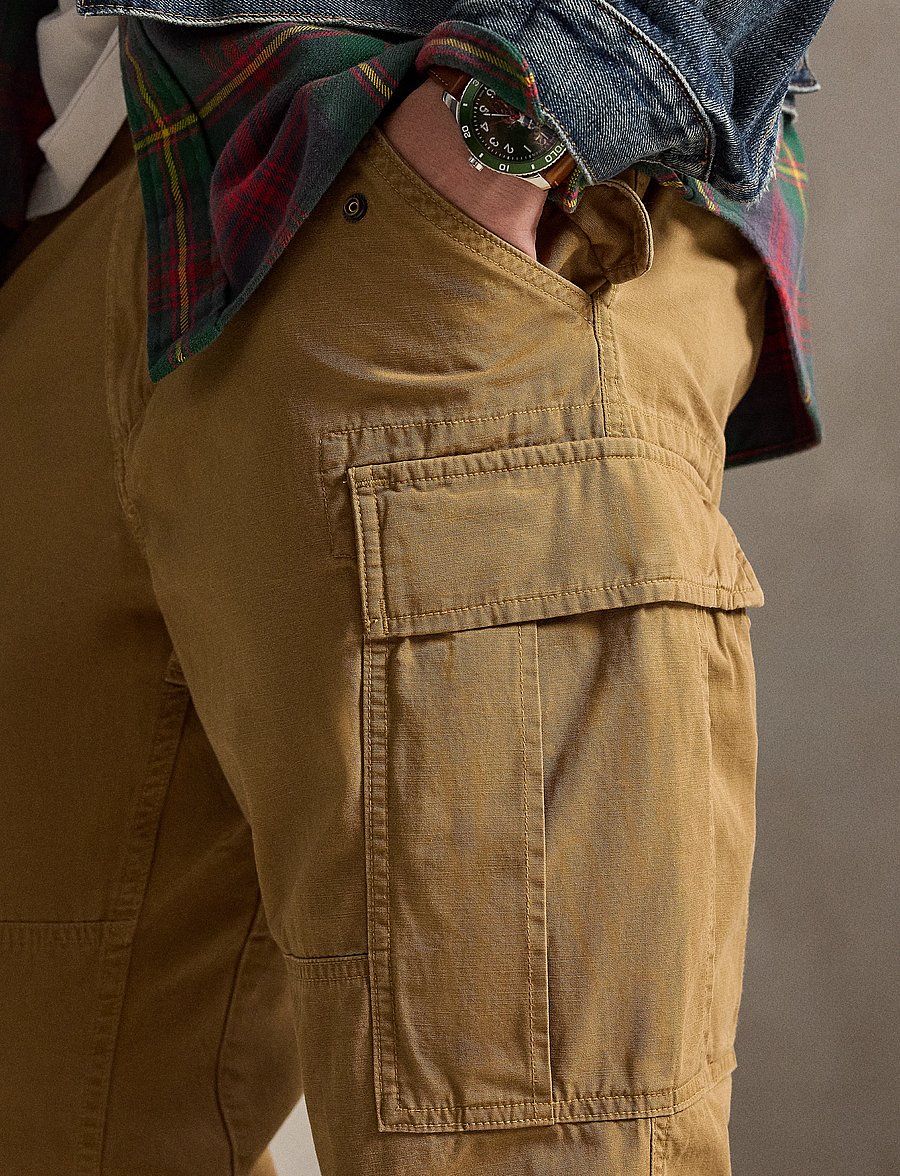 Polo Ralph Lauren - Classic Fit Canvas Cargo Pant - cargobukser - sandsurf - 4