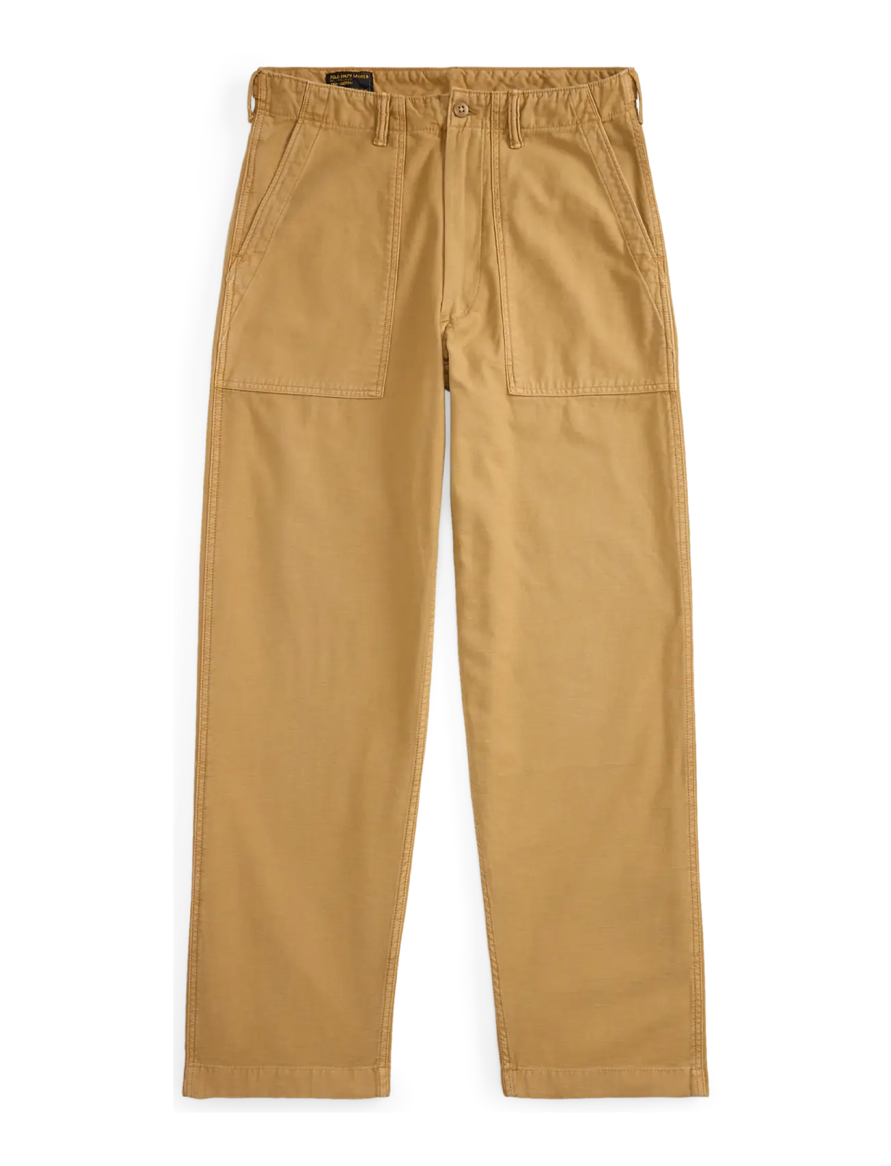 Polo Ralph Lauren - Relaxed Fit Reverse-Sateen Utility Pant - cargobukser - camel - 1