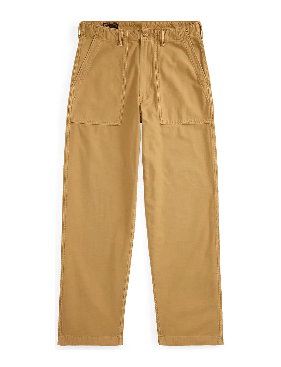 Polo Ralph Lauren - Relaxed Fit Reverse-Sateen Utility Pant - cargobukser - camel - 1
