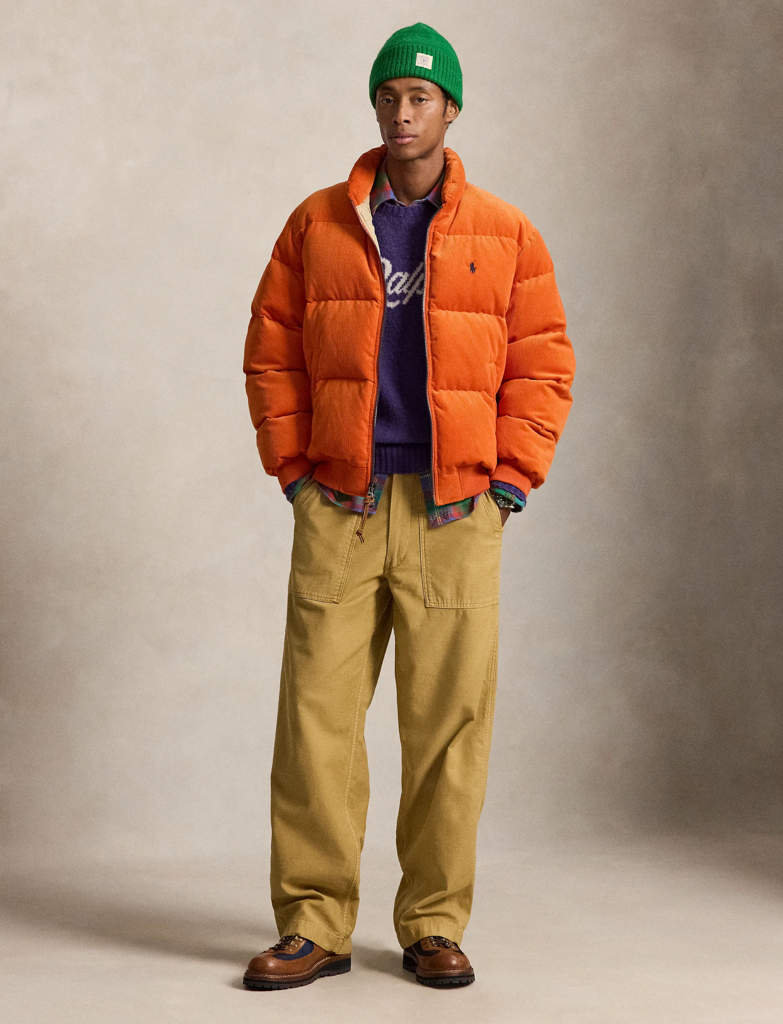 Polo Ralph Lauren Relaxed Fit Reverse-Sateen Utility Pant - Pantalons - CAMEL / beige