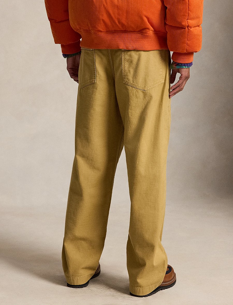 Polo Ralph Lauren - Relaxed Fit Reverse-Sateen Utility Pant - cargobukser - camel - 3