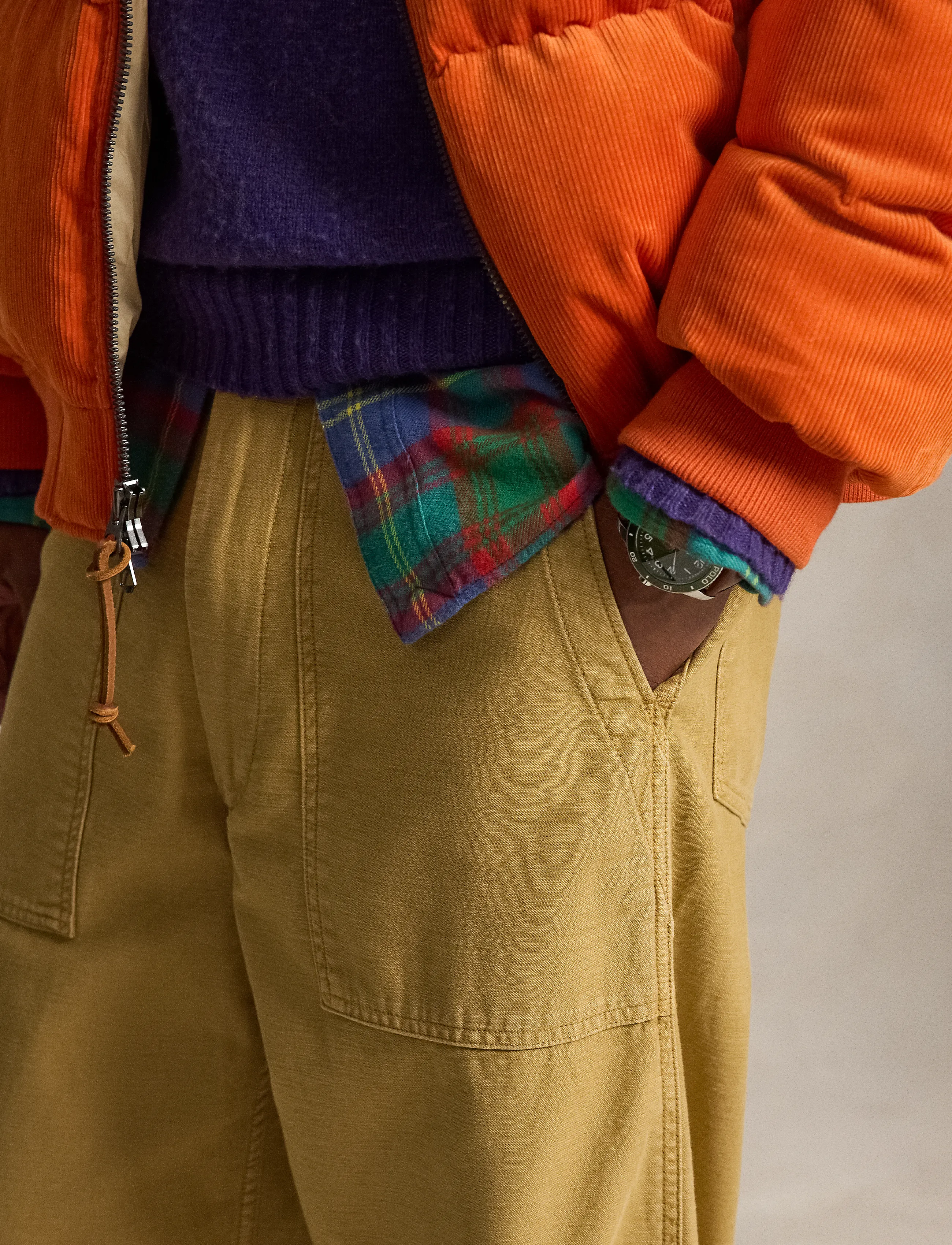 Polo Ralph Lauren - Relaxed Fit Reverse-Sateen Utility Pant - cargobukser - camel - 5