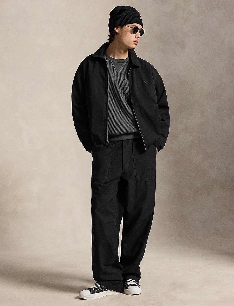 Polo Ralph Lauren - Relaxed Fit Reverse-Sateen Utility Pant - polo black - 0