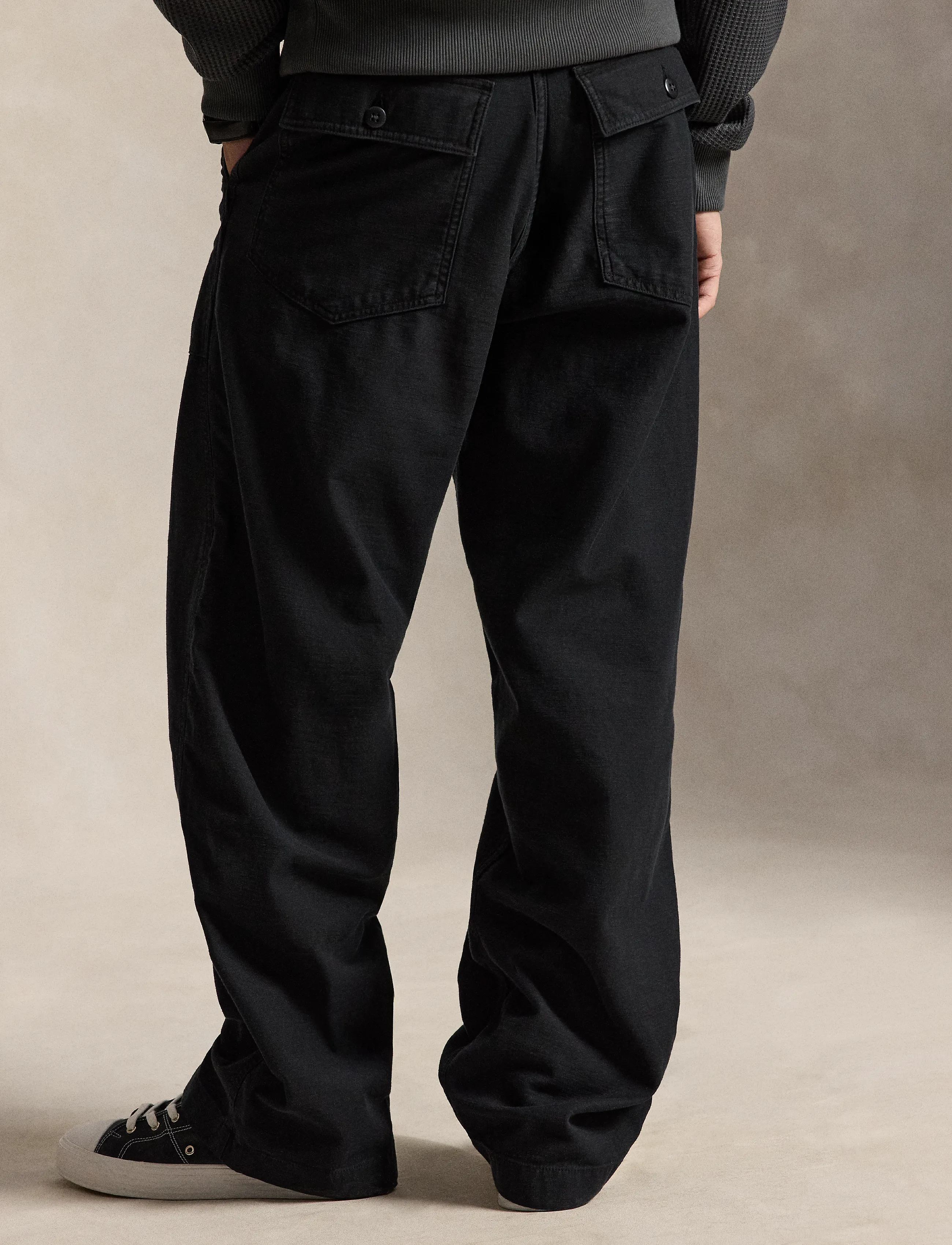 Polo Ralph Lauren - Relaxed Fit Reverse-Sateen Utility Pant - polo black - 3