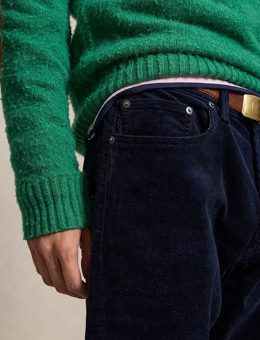 Polo Ralph Lauren - Hampton Straight Stretch Corduroy Pant - casual trousers - aviator navy - 4