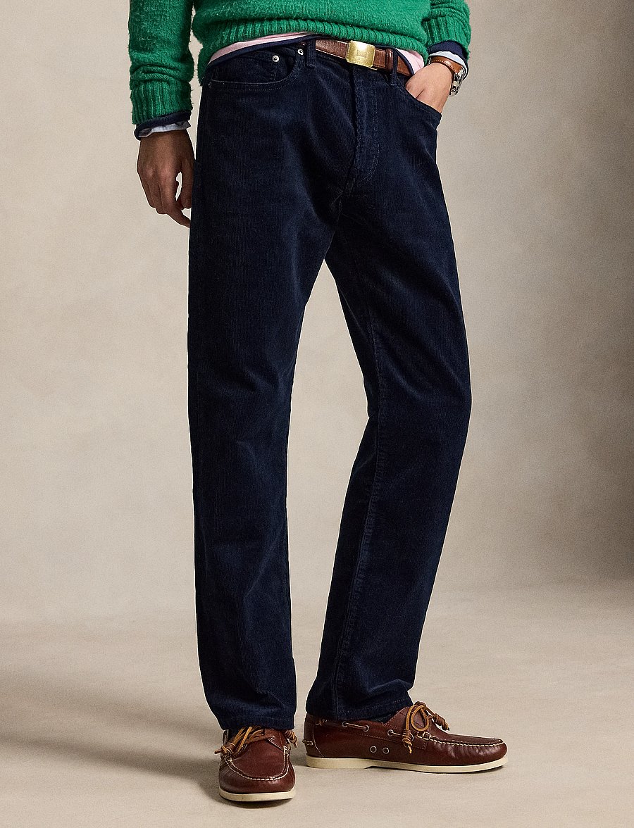 Polo Ralph Lauren - Hampton Straight Stretch Corduroy Pant - casual trousers - aviator navy - 5