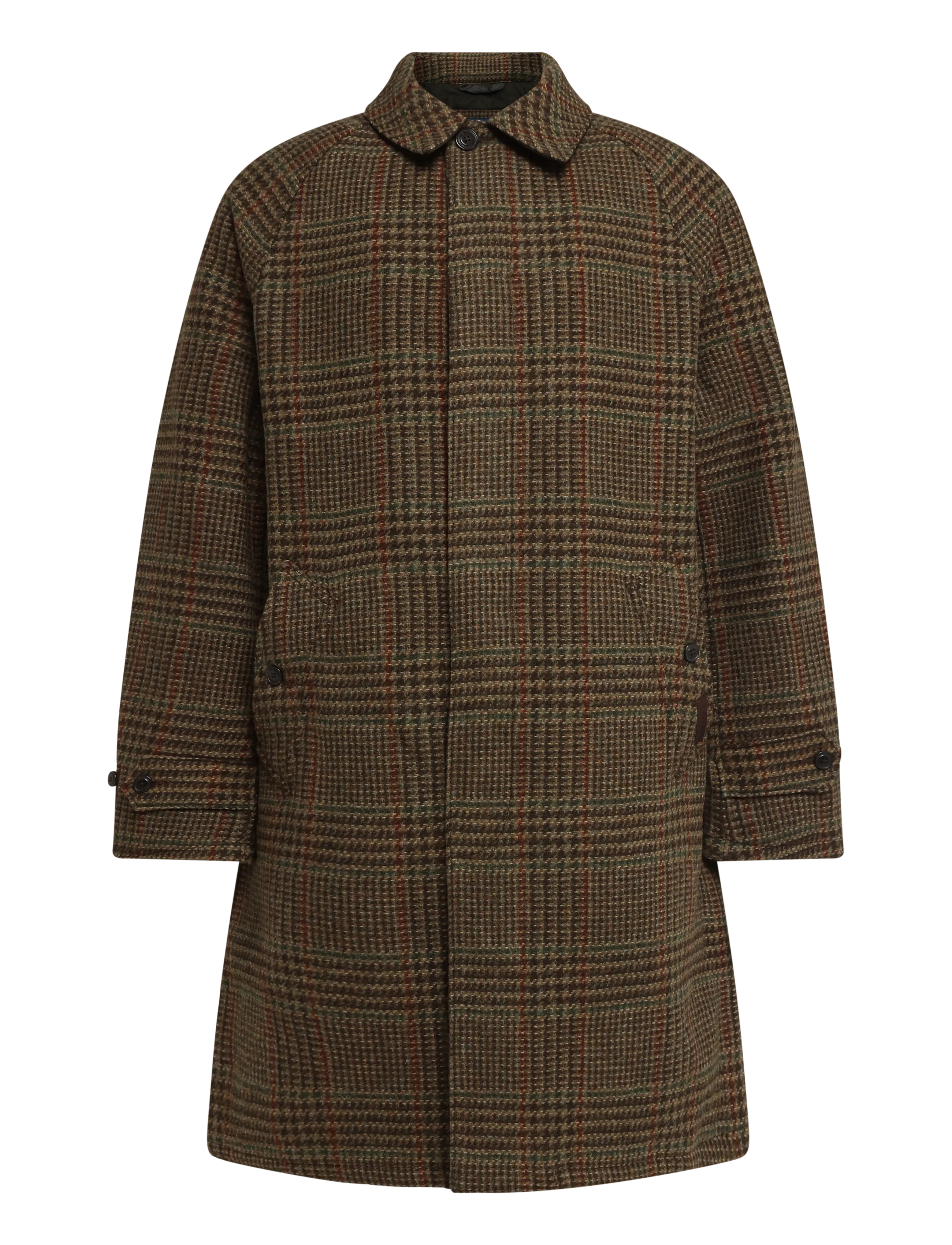 Polo Ralph Lauren - The Langdon Plaid Tweed Walking Coat - kurtki zimowe - heritage loden ru - 2