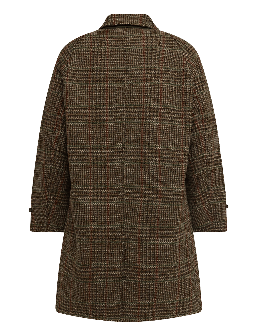 Polo Ralph Lauren - The Langdon Plaid Tweed Walking Coat - kurtki zimowe - heritage loden ru - 3
