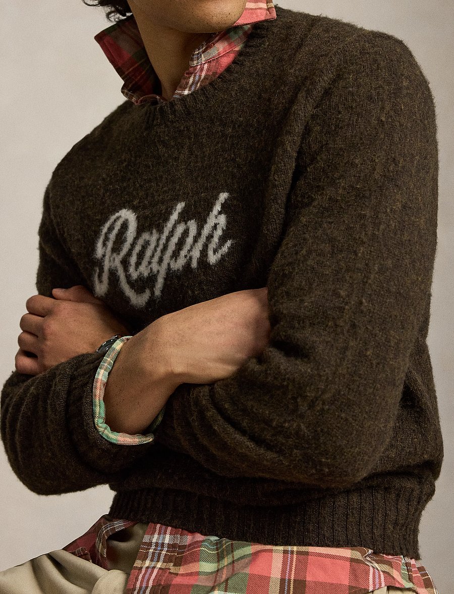 Polo Ralph Lauren - 2/10 WOOL/CASH RWS-SWEATER-PULLOVER - rundhals - brown combo - 4
