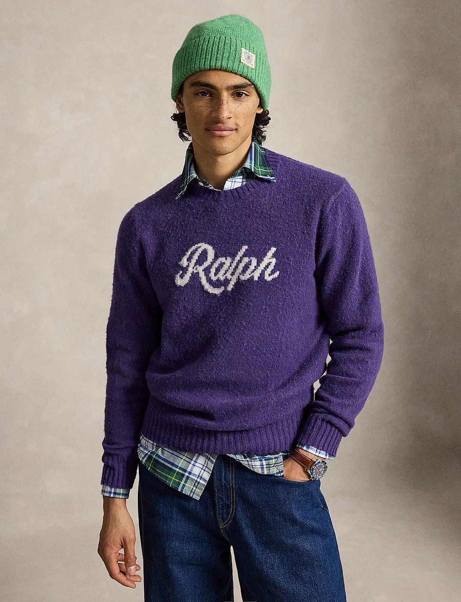 Polo Ralph Lauren - 2/10 WOOL/CASH RWS-SWEATER-PULLOVER - rundhals - purple combo - 0