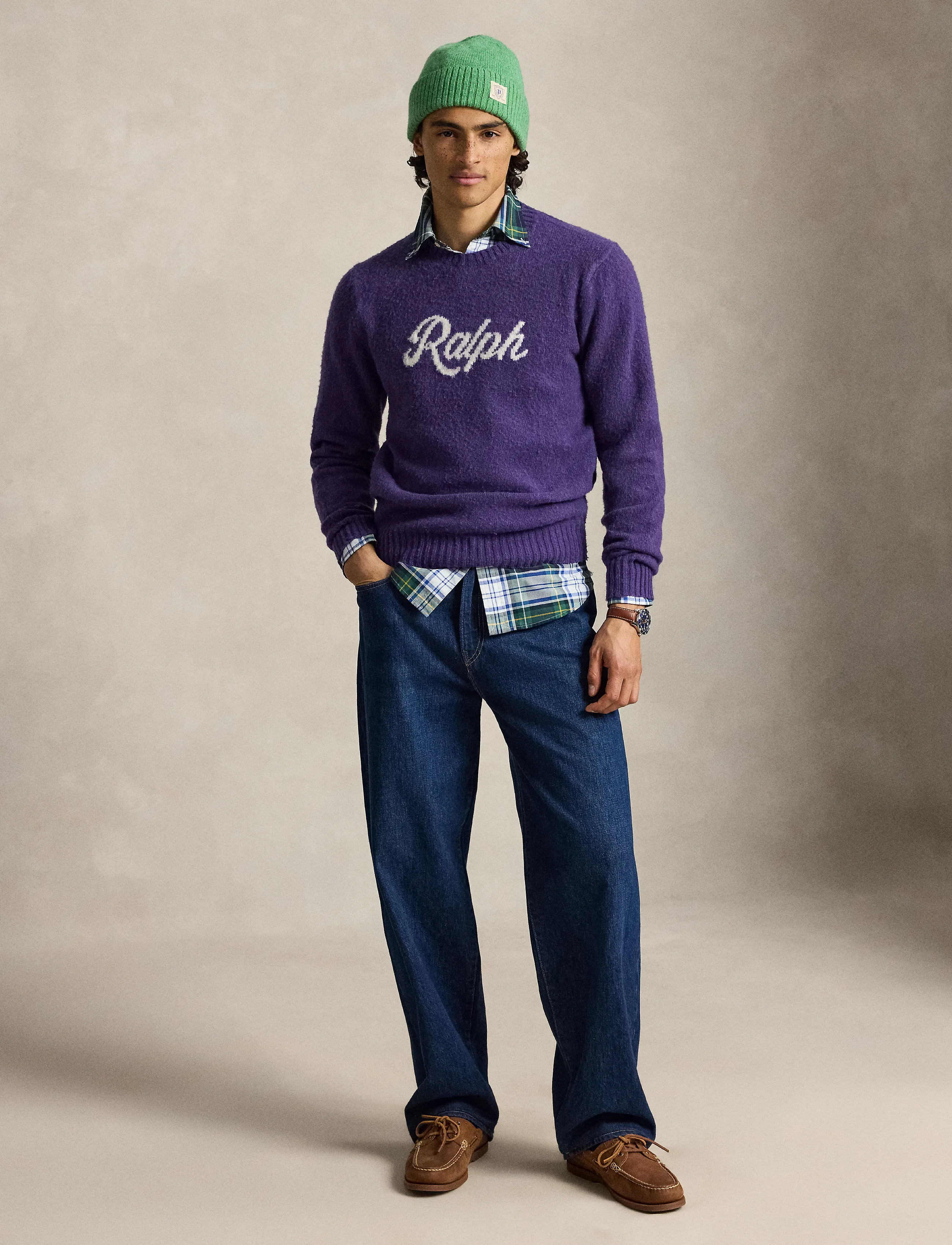 Polo Ralph Lauren - 2/10 WOOL/CASH RWS-SWEATER-PULLOVER - rundhals - purple combo - 3