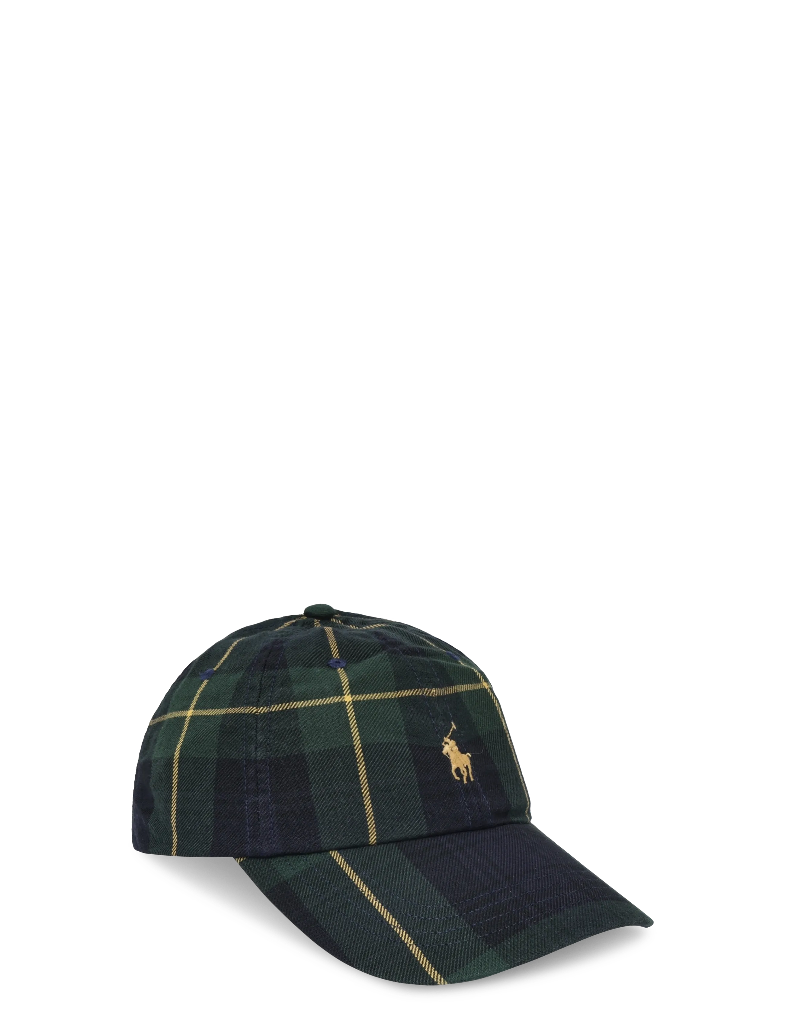 Polo Ralph Lauren Plaid Twill Ball Cap - Shop efter anledning - GREEN NAVY MULTI / khaki/green