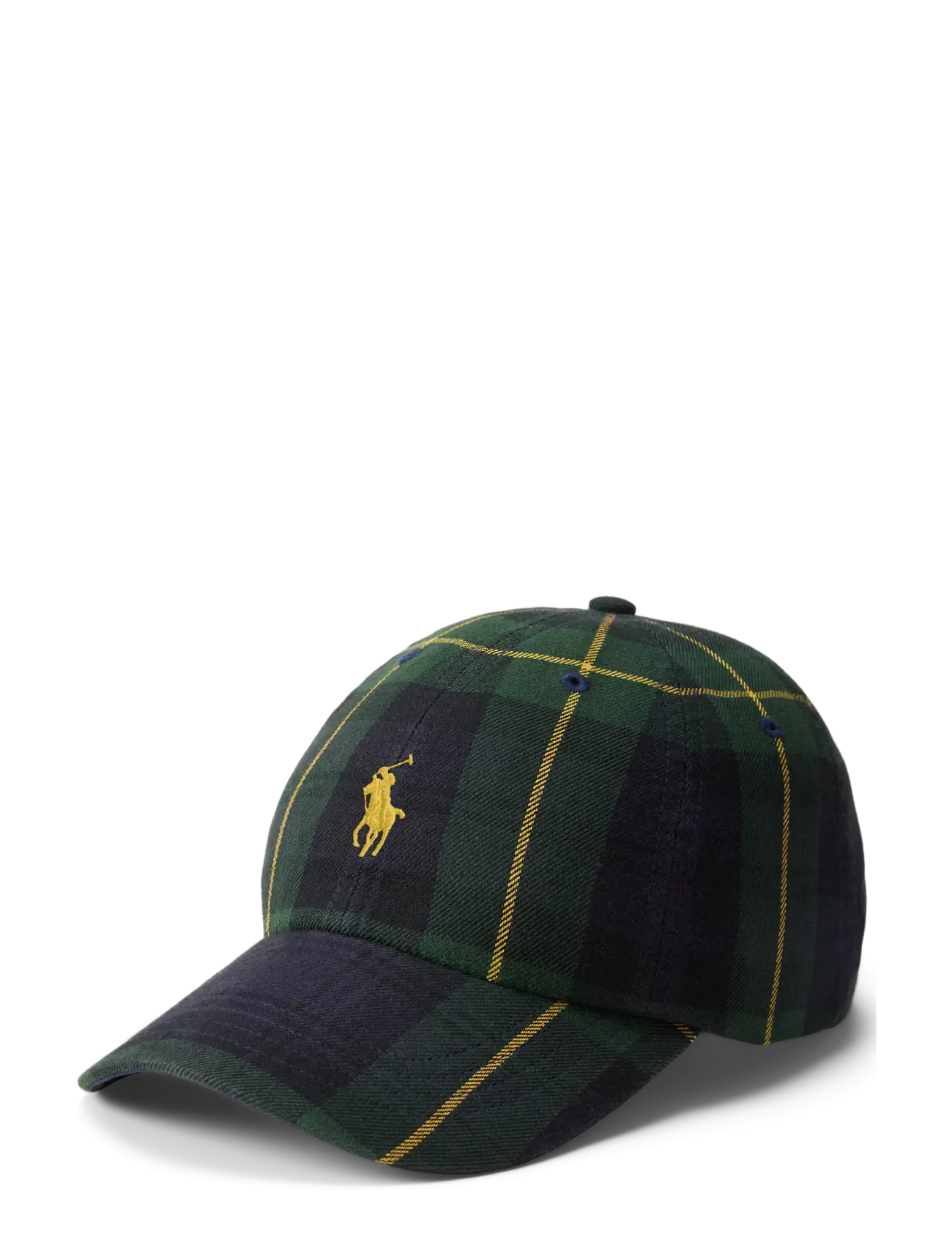 Polo Ralph Lauren Plaid Twill Ball Cap - Kappen - GREEN NAVY MULTI / khaki/green