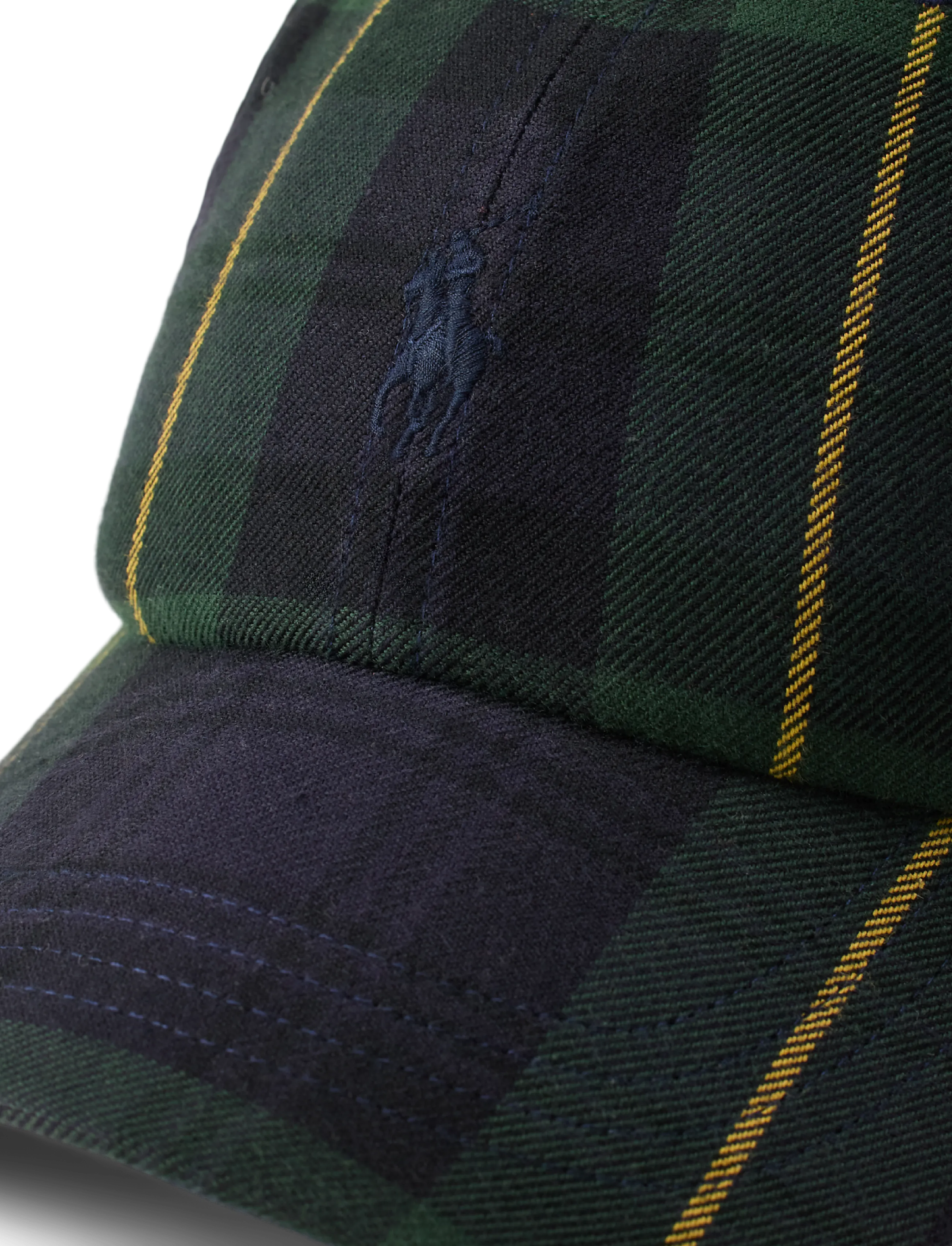 Polo Ralph Lauren - Plaid Twill Ball Cap - green navy multi - 1
