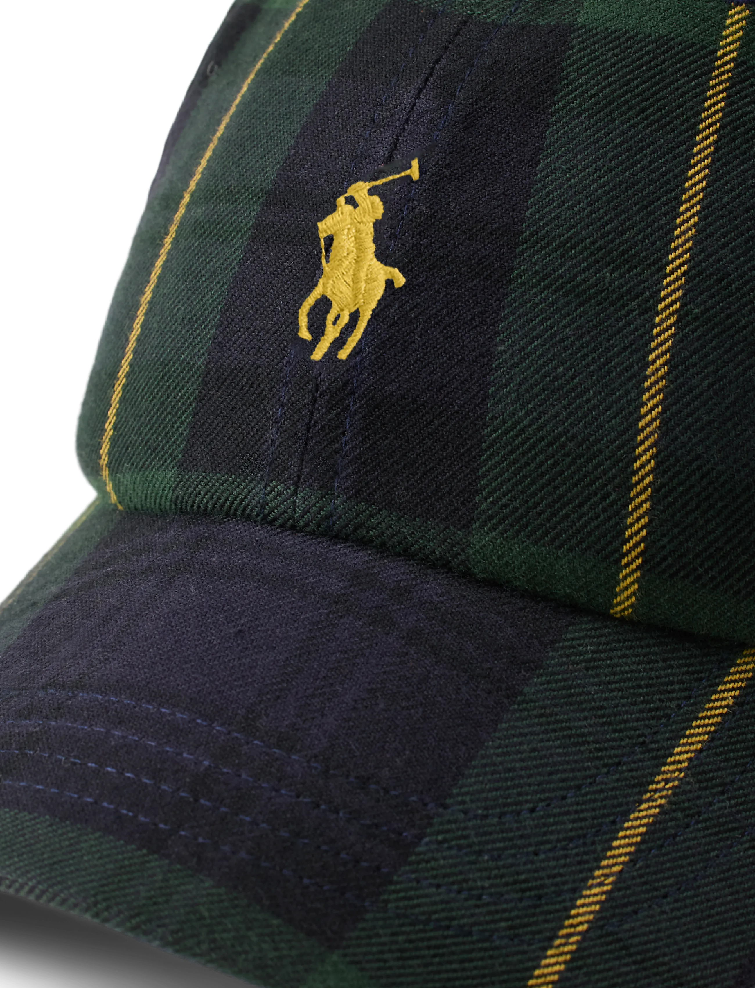 Polo Ralph Lauren - Plaid Twill Ball Cap - kappen - green navy multi - 1