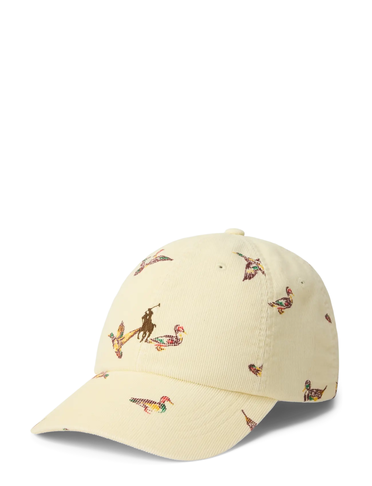 Polo Ralph Lauren Duck-Print Corduroy Ball Cap - Inspiration - DECOY DUCK CONVO / cream