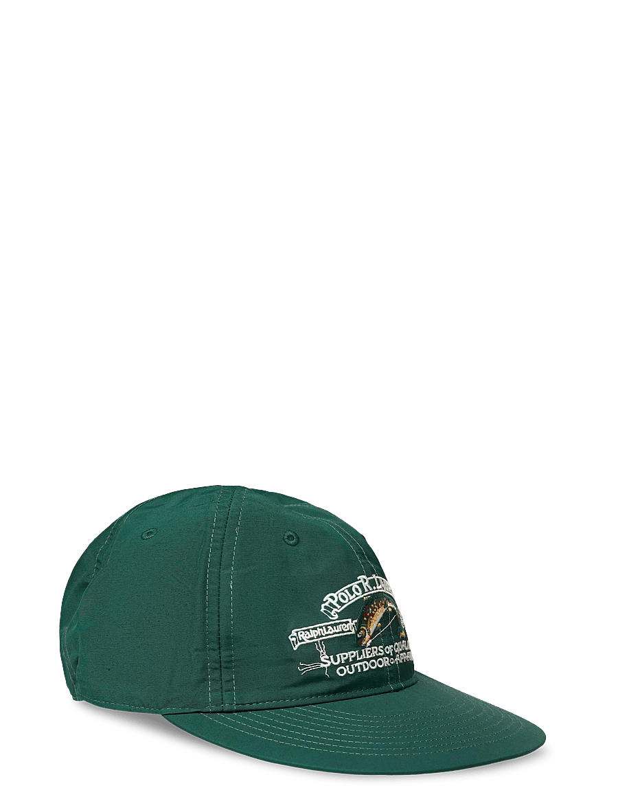 Polo Ralph Lauren - Embroidered Faille Ball Cap - casquettes - vintage pine - 0