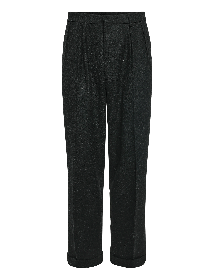 Polo Ralph Lauren - Suffield Relaxed Fit Flannel Pant - casual byxor - dark grey - 1