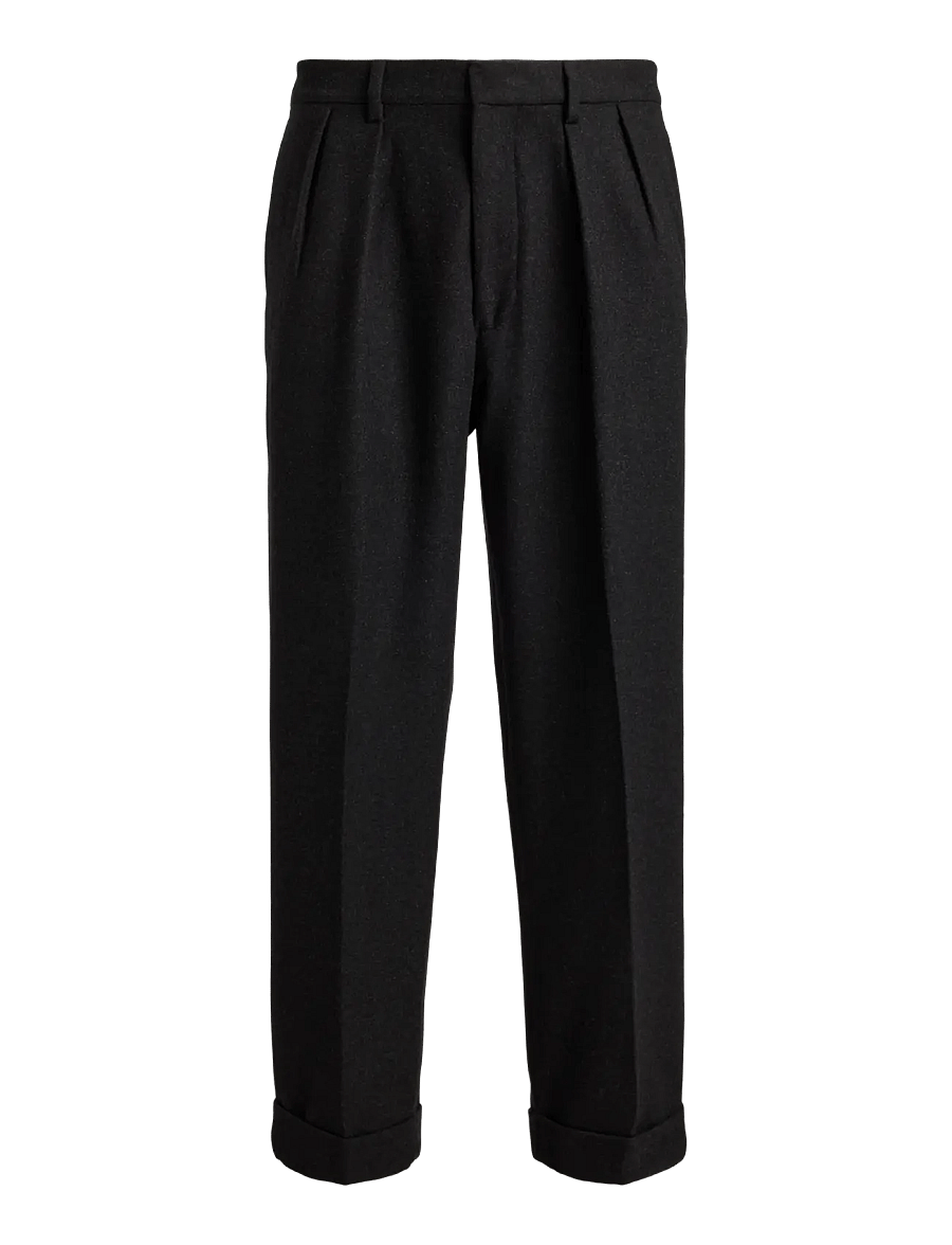 Polo Ralph Lauren - Suffield Relaxed Fit Flannel Pant - freizeithosen - dark grey - 1