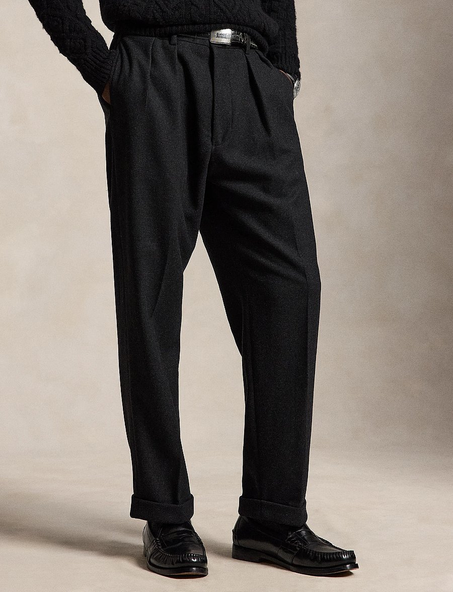 Polo Ralph Lauren - Suffield Relaxed Fit Flannel Pant - freizeithosen - dark grey - 3
