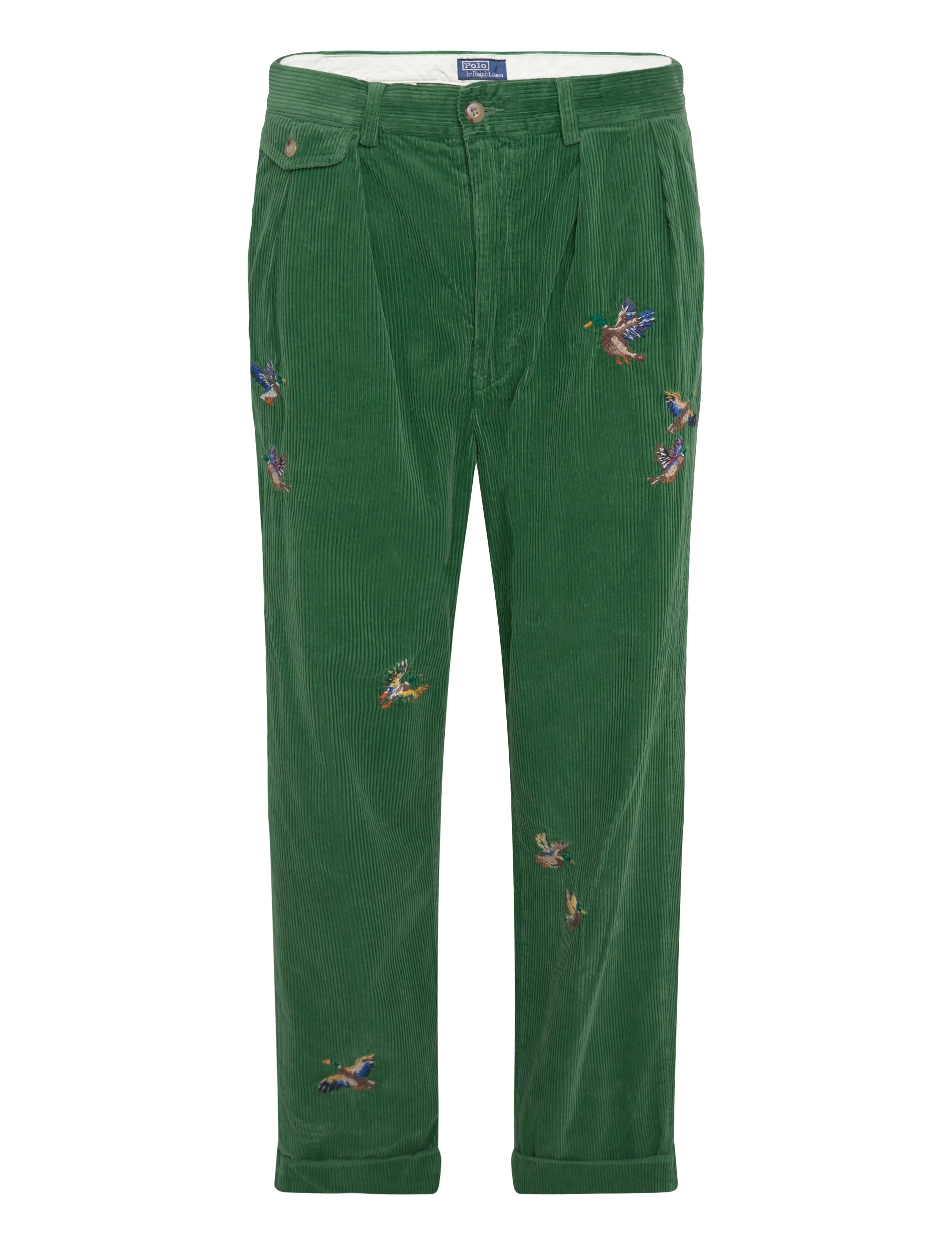 Polo Ralph Lauren - Whitman Relaxed Fit Embroidered Pant - meadow green aoe - 2