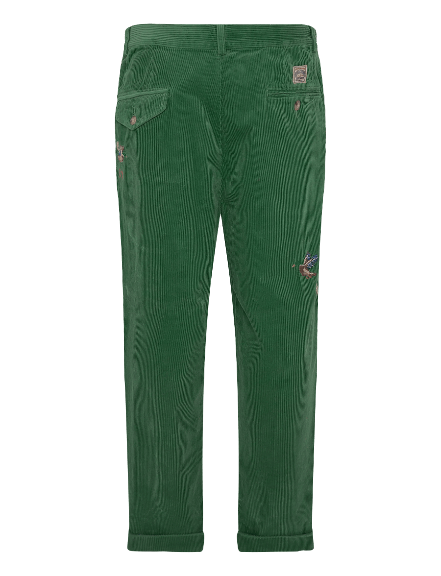 Polo Ralph Lauren - Whitman Relaxed Fit Embroidered Pant - vabaajapüksid - meadow green aoe - 3