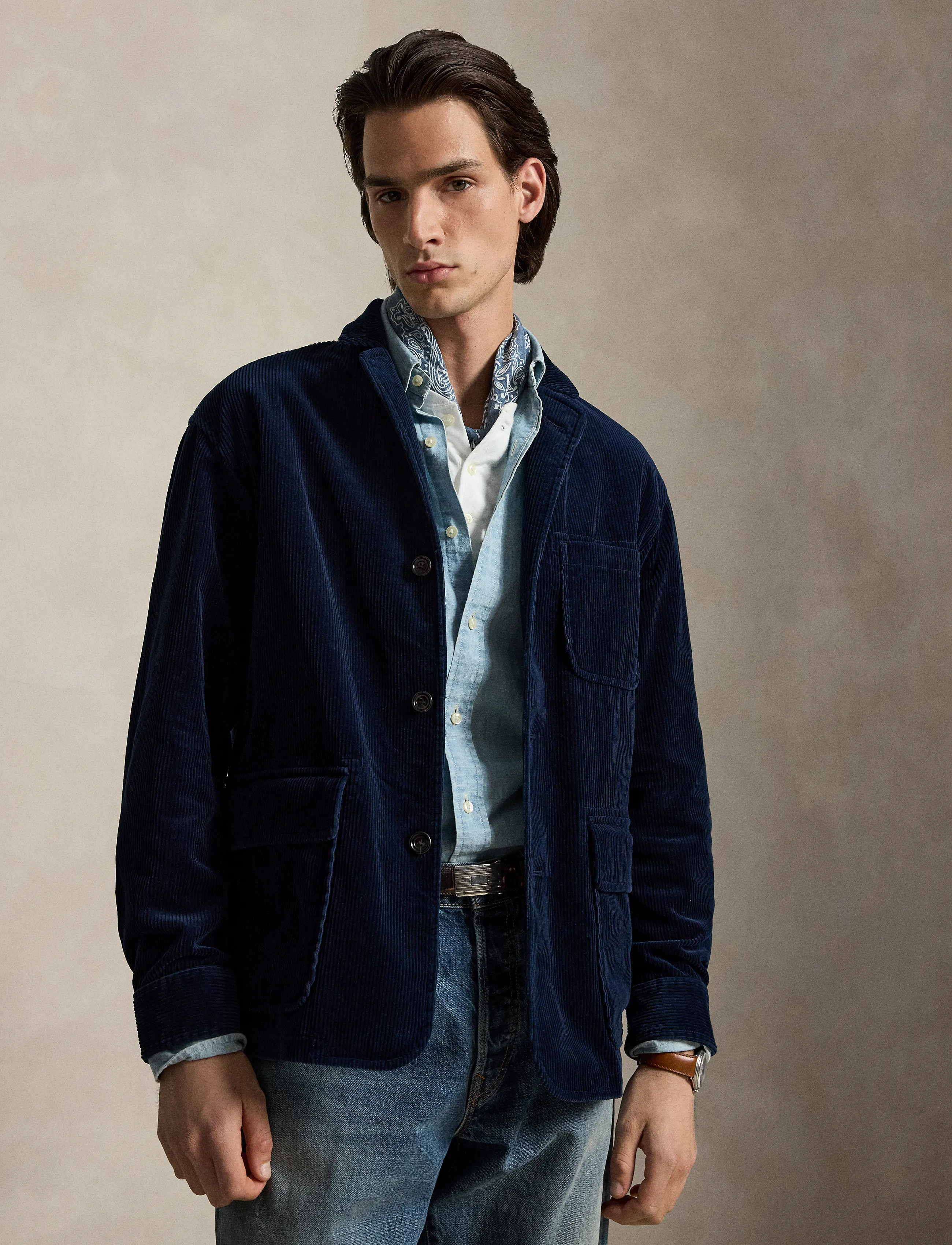 Polo Ralph Lauren The Finley Corduroy Jacket - Jakker - AVIATOR NAVY / navy