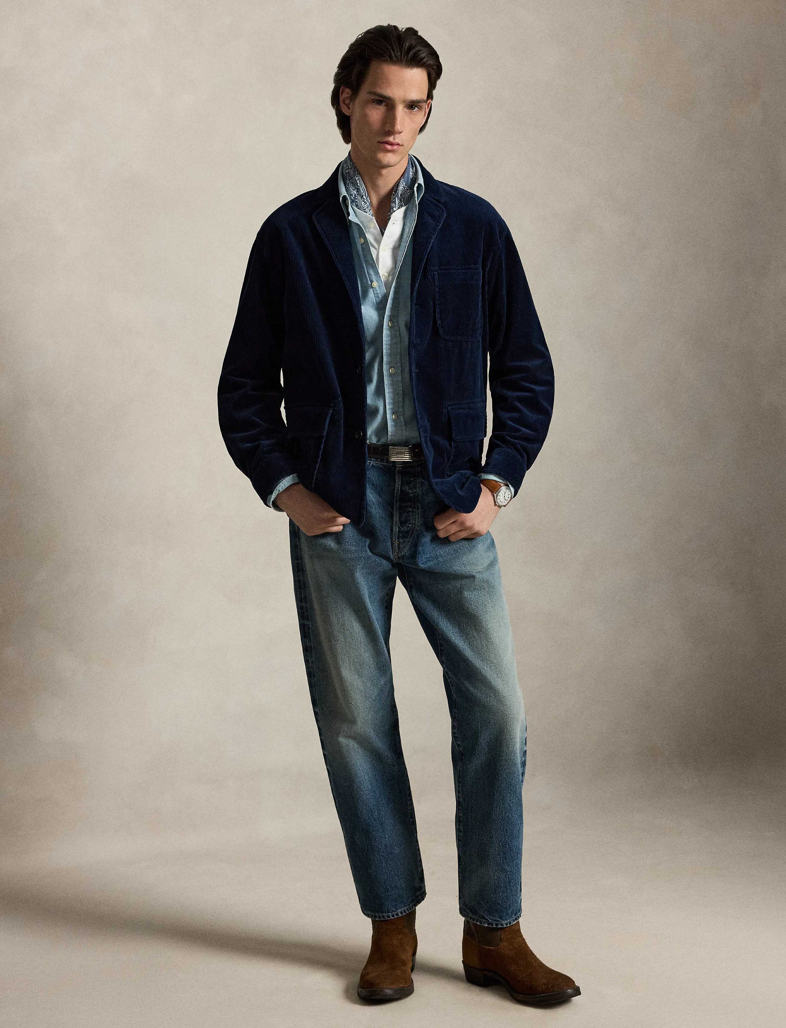 Polo Ralph Lauren - The Finley Corduroy Jacket - vindjakker - aviator navy - 5