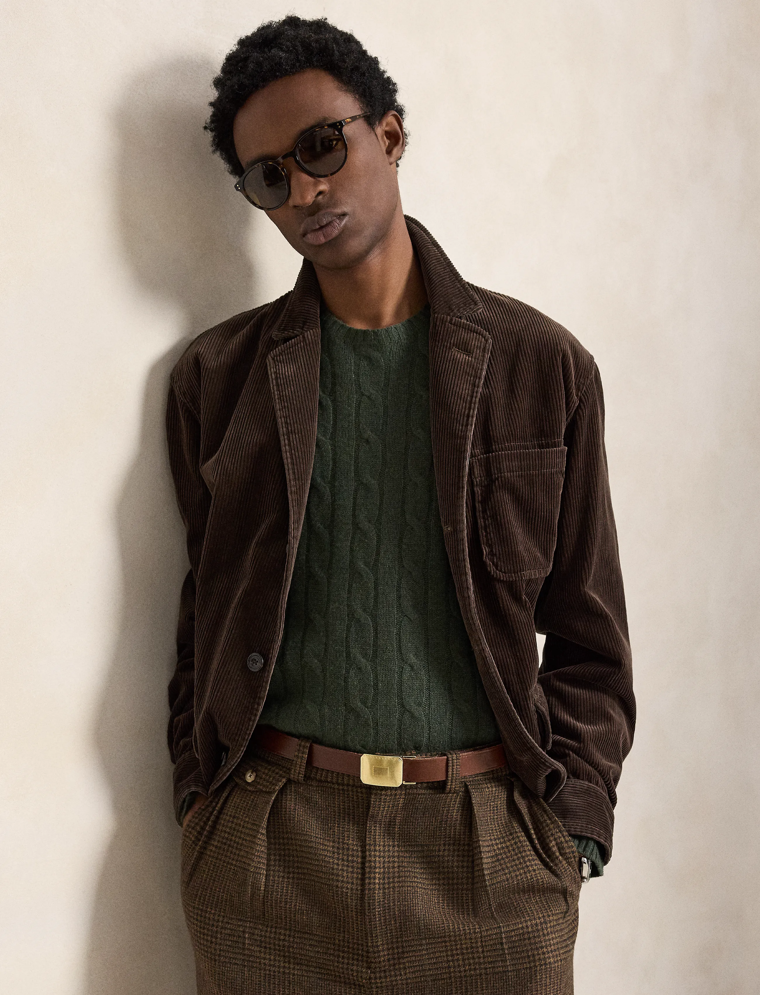 Polo Ralph Lauren The Finley Corduroy Jacket - Neue Mode - DARK BEECH / brown