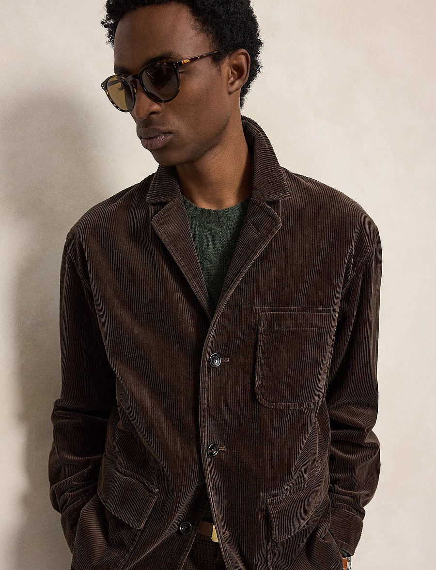 Polo Ralph Lauren - The Finley Corduroy Jacket - light jackets - dark beech - 5