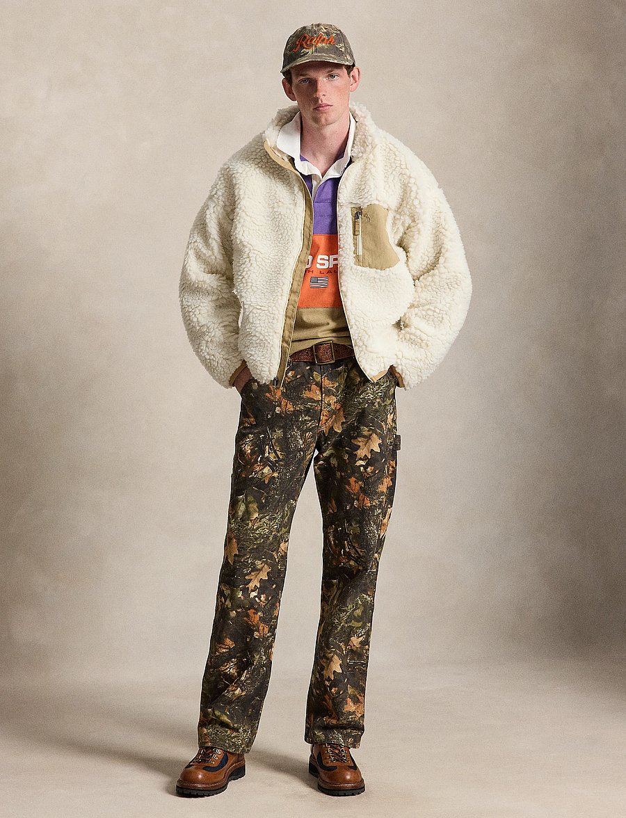 Polo Ralph Lauren - Relaxed Fit Pile Fleece Jacket - fodrade jackor - clubhouse cream - 3