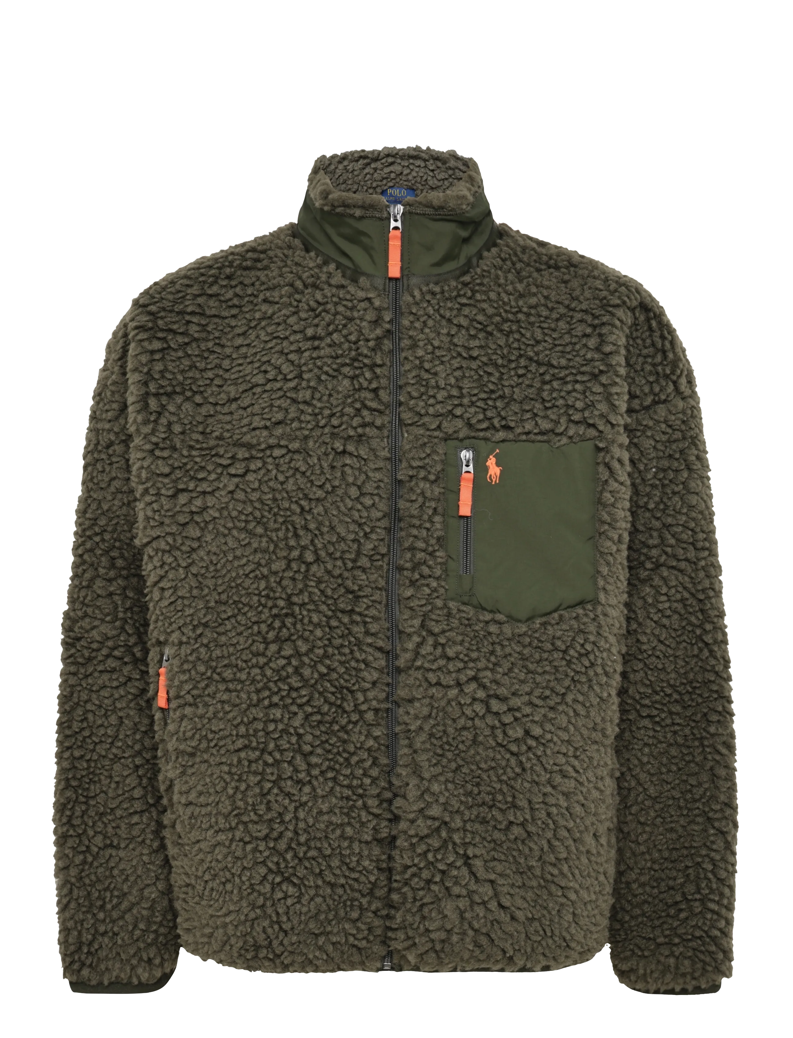Polo Ralph Lauren - Relaxed Fit Pile Fleece Jacket - gefütterte jacken - company olive - 1