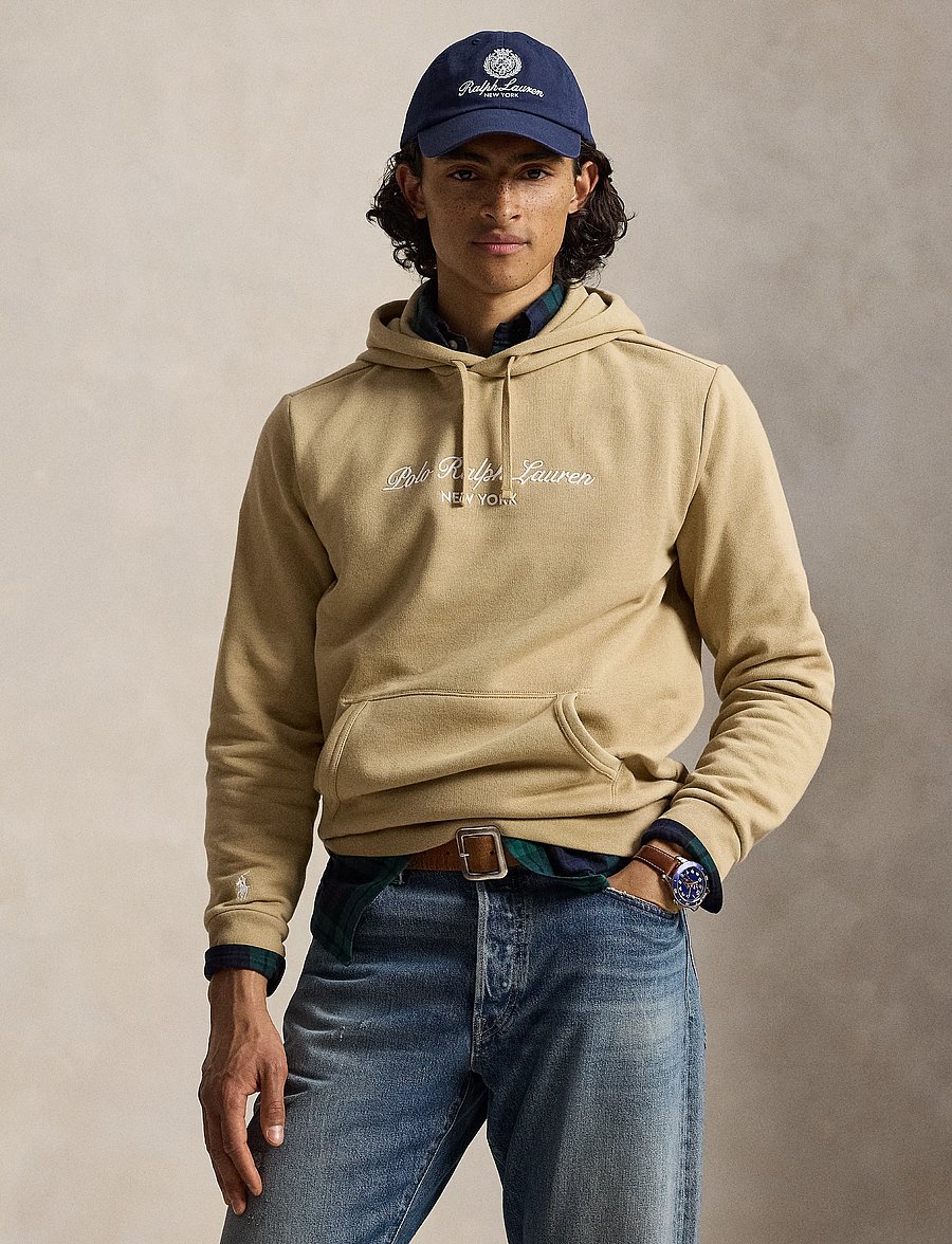 Polo Ralph Lauren - Logo Fleece Hoodie - fleece-pullover - vintage khaki - 4