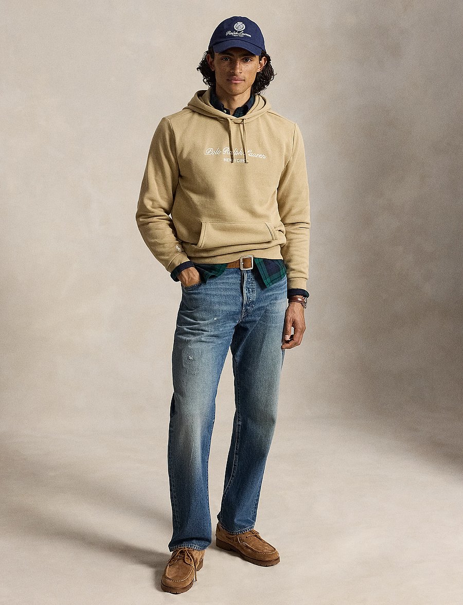 Polo Ralph Lauren - Logo Fleece Hoodie - fleece-pullover - vintage khaki - 5