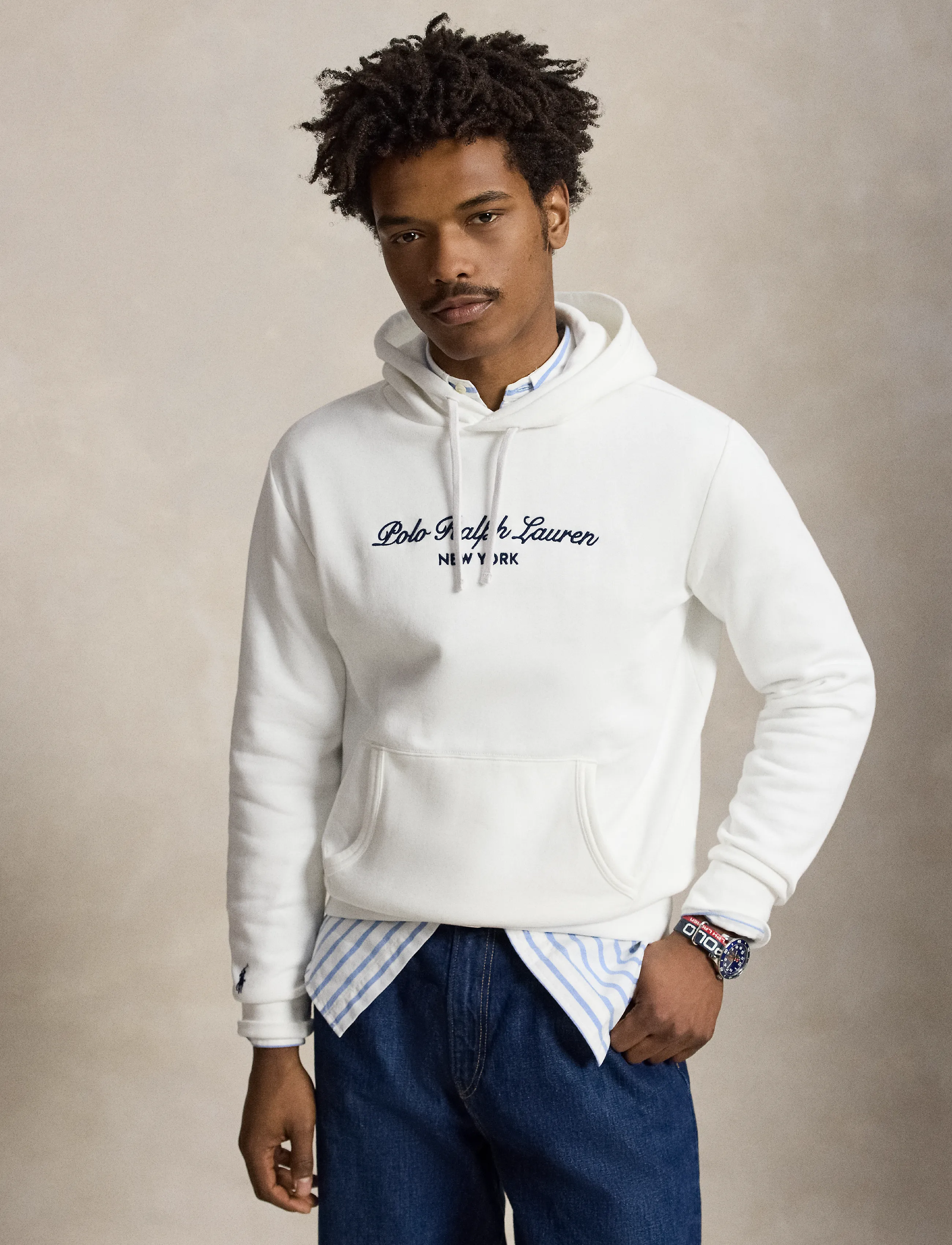 Logo Fleece Hoodie