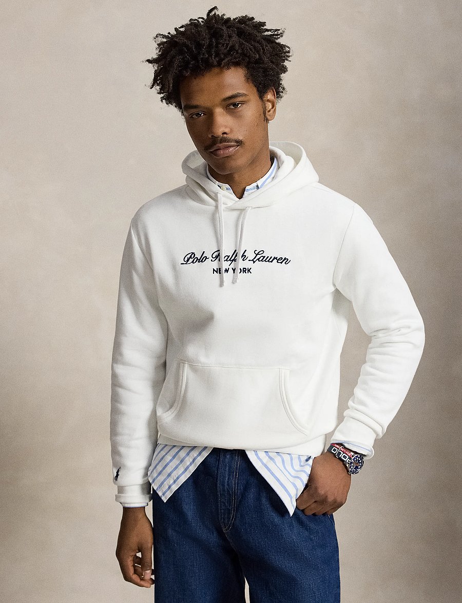 Polo Ralph Lauren - SEASONAL FLEECE-KNT-SWEATSHIRT - teddy sweaters - white - 1