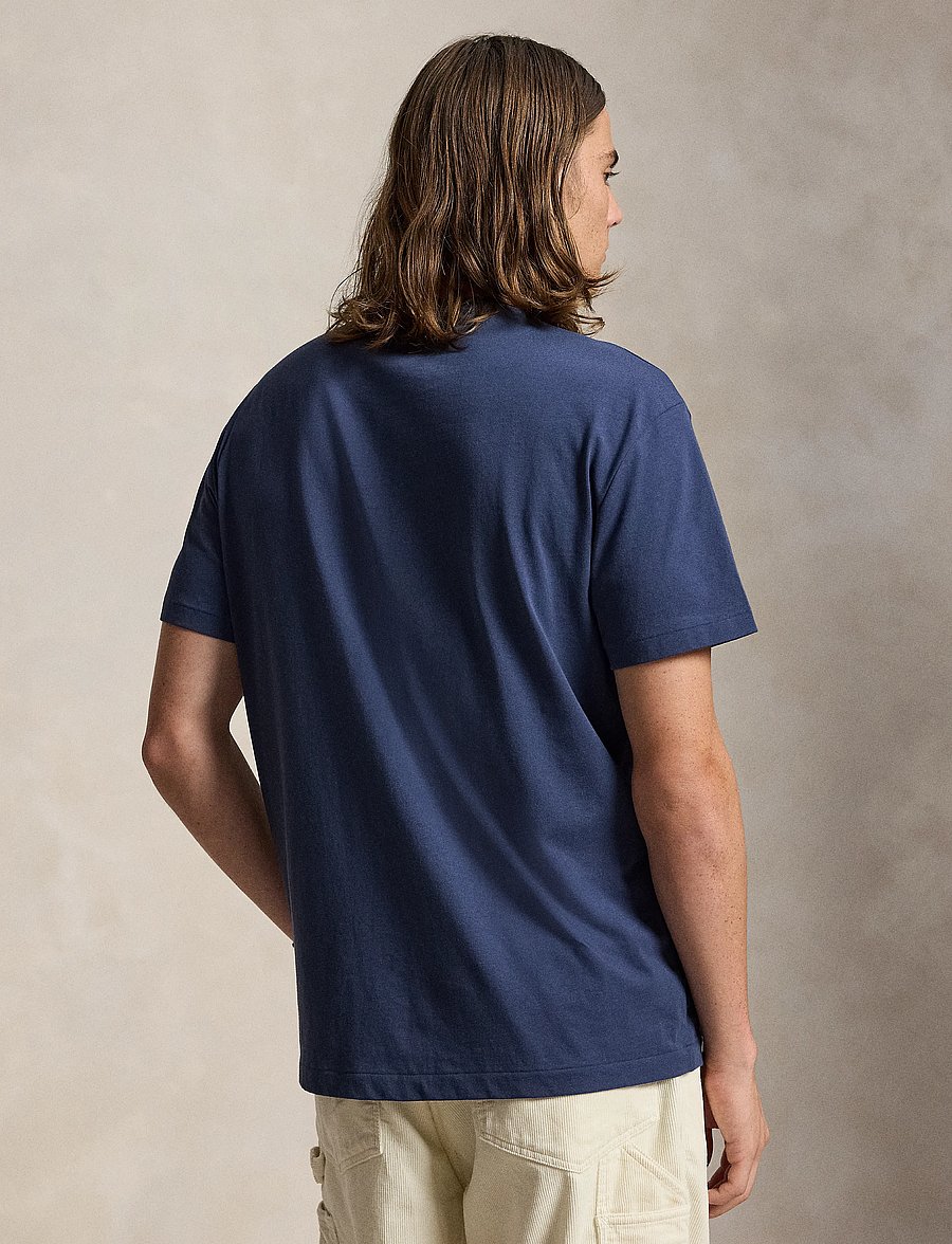 Polo Ralph Lauren - Classic Fit Logo Jersey T-Shirt - kurzärmelige t-shirts - boston navy - 4