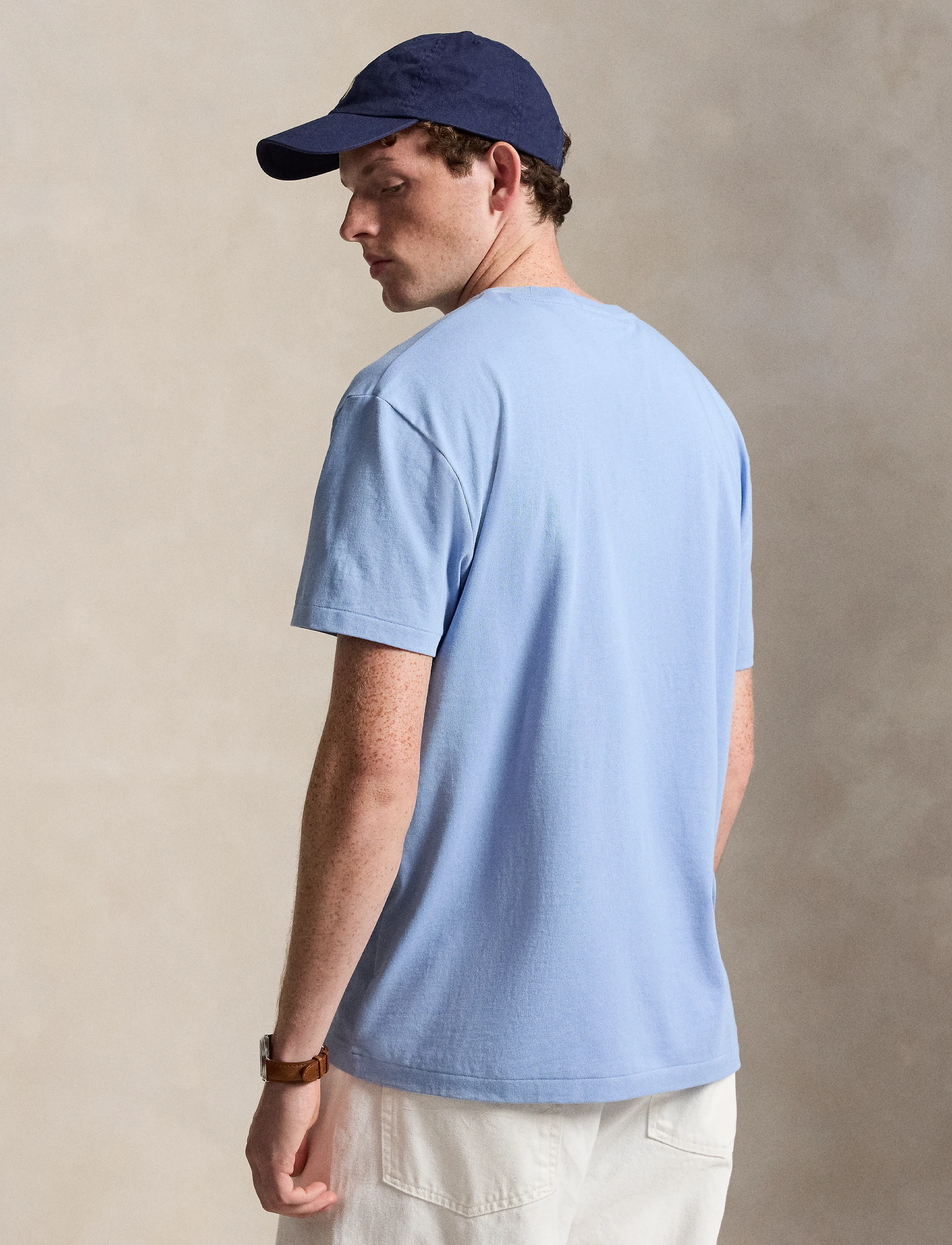 Polo Ralph Lauren - Classic Fit Logo Jersey T-Shirt - kurzärmelige t-shirts - chambray blue - 4