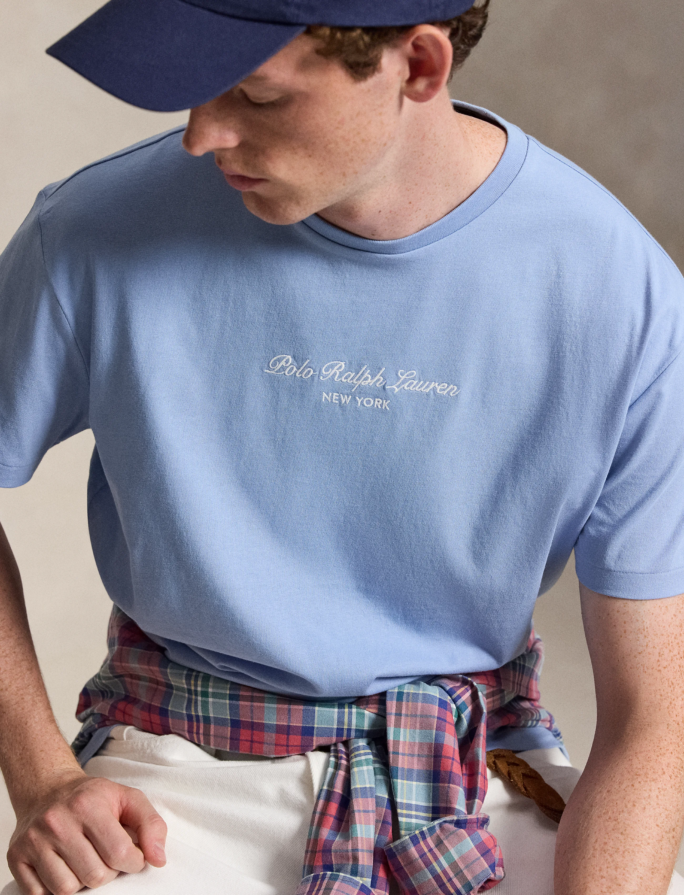 Polo Ralph Lauren - Classic Fit Logo Jersey T-Shirt - kurzärmelige t-shirts - chambray blue - 5