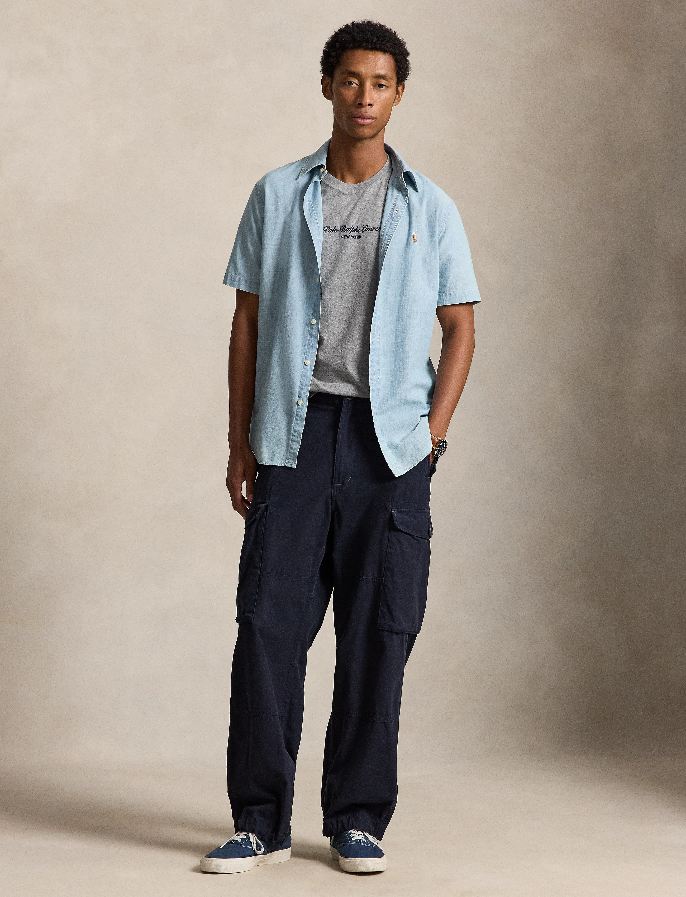 Polo Ralph Lauren - Classic Fit Logo Jersey T-Shirt - kurzärmelige t-shirts - classic grey heat - 5