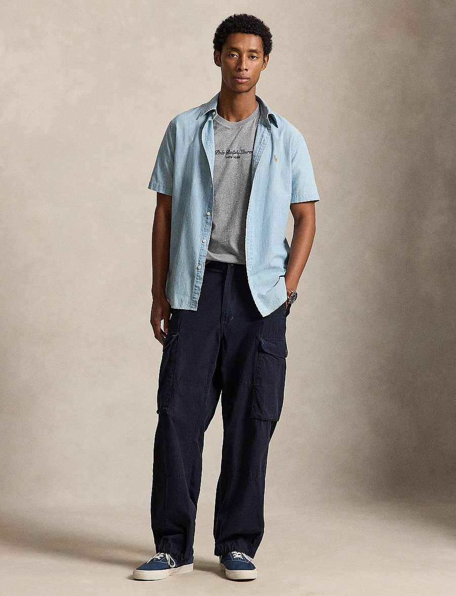 Polo Ralph Lauren - Classic Fit Logo Jersey T-Shirt - kurzärmelige t-shirts - classic grey heat - 5