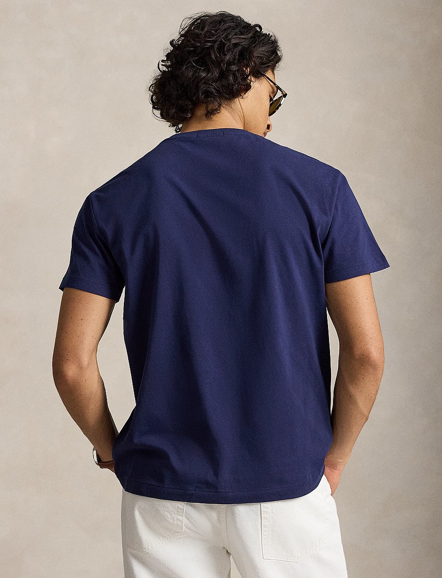 Polo Ralph Lauren - Classic Fit Logo Jersey T-Shirt - kurzärmelige t-shirts - newport navy - 4