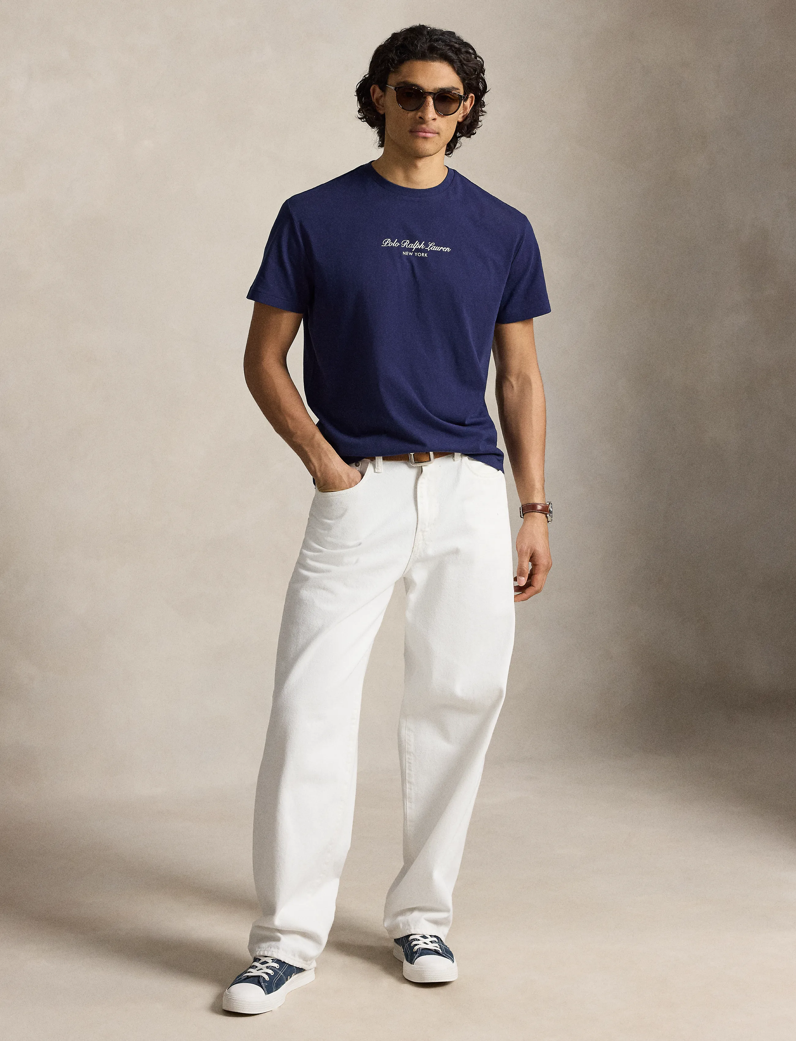 Polo Ralph Lauren - Classic Fit Logo Jersey T-Shirt - kurzärmelige t-shirts - newport navy - 5