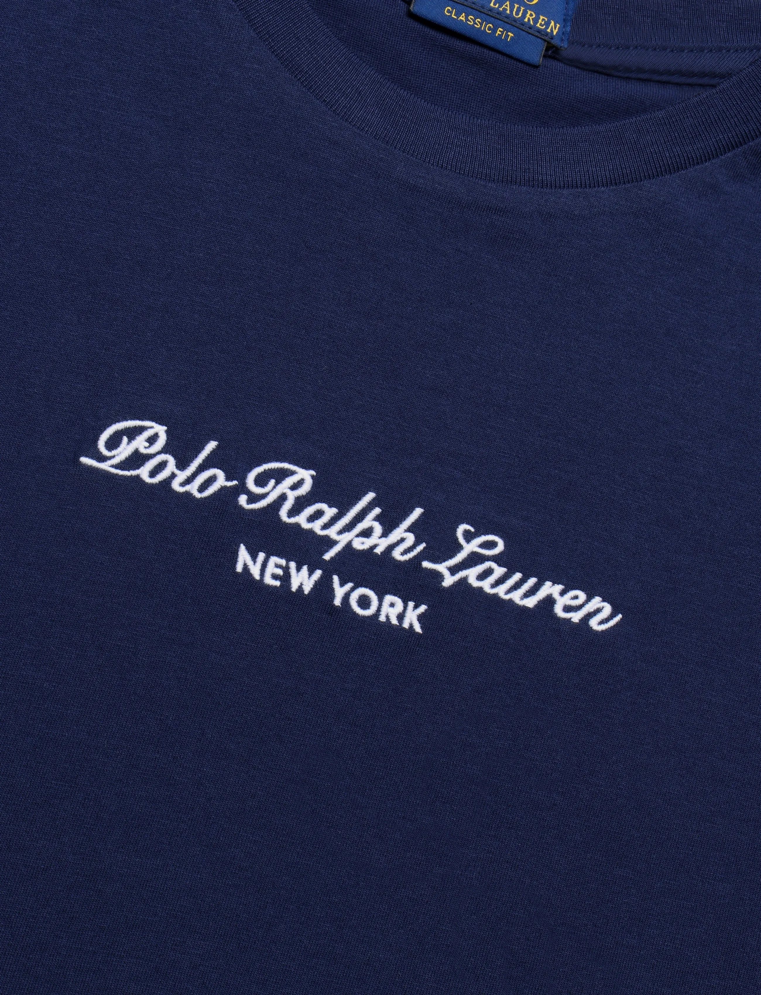 Polo Ralph Lauren - 26/1 JERSEY-KNT-T-SHIRT - kurzärmelige t-shirts - newport navy - 2