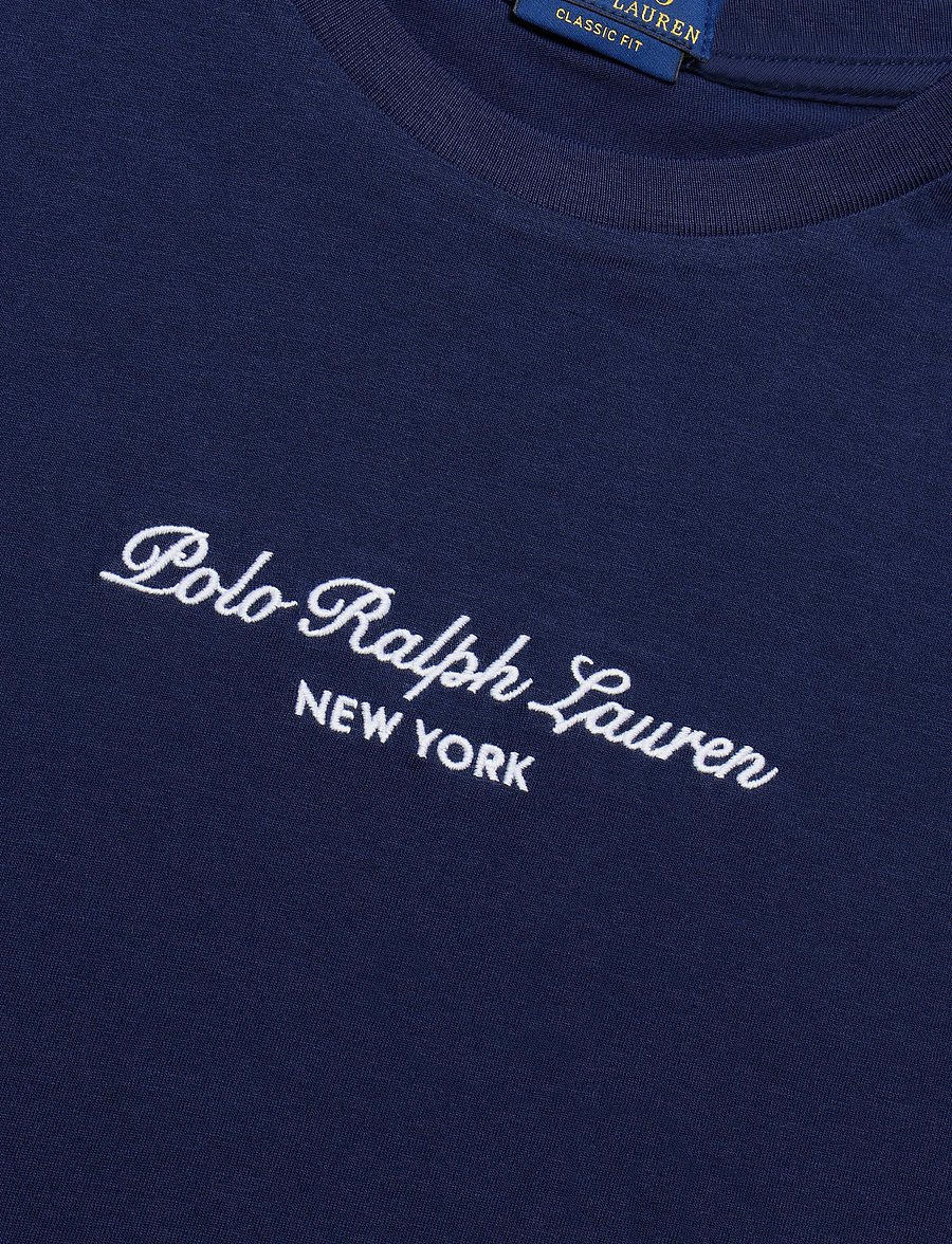 Polo Ralph Lauren - 26/1 JERSEY-KNT-T-SHIRT - kurzärmelige t-shirts - newport navy - 2