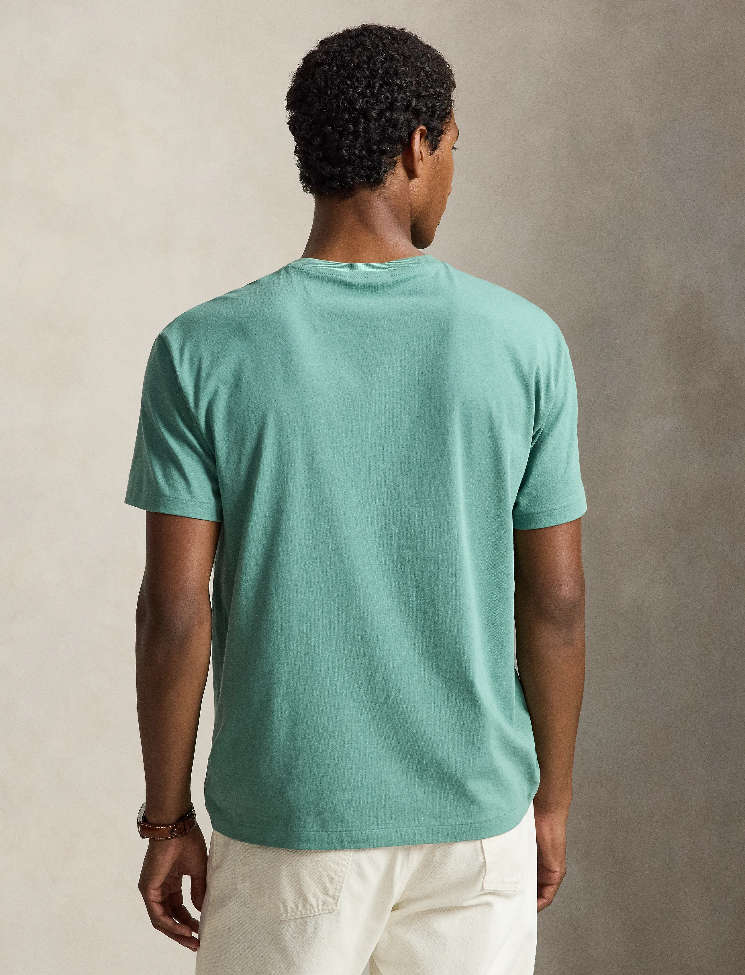 Polo Ralph Lauren - Classic Fit Logo Jersey T-Shirt - kurzärmelige t-shirts - seafoam - 4