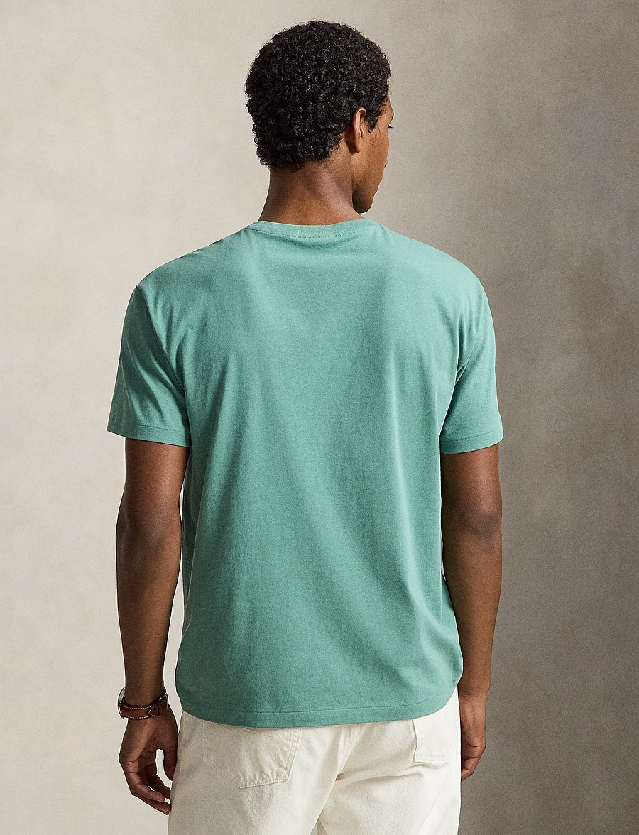 Polo Ralph Lauren - Classic Fit Logo Jersey T-Shirt - kurzärmelige t-shirts - seafoam - 4