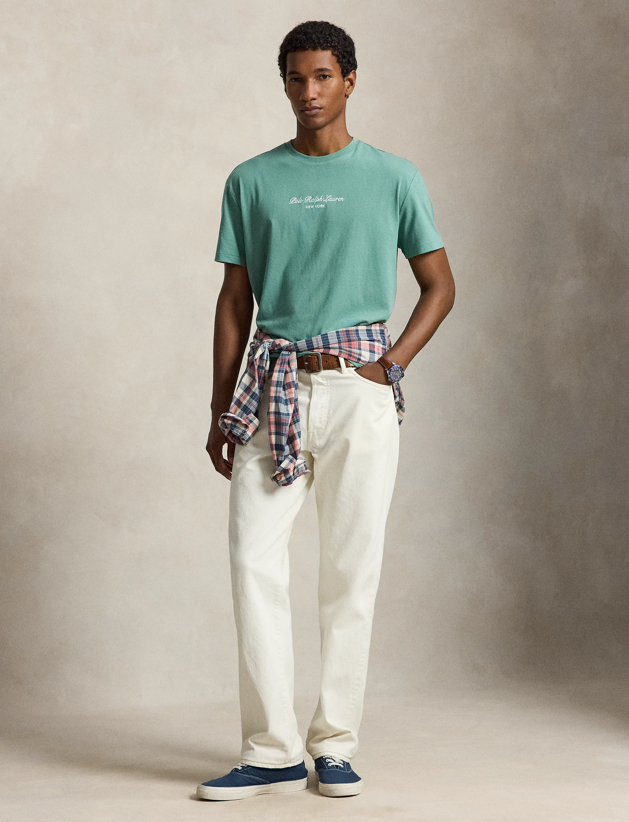 Polo Ralph Lauren - Classic Fit Logo Jersey T-Shirt - kurzärmelige t-shirts - seafoam - 5