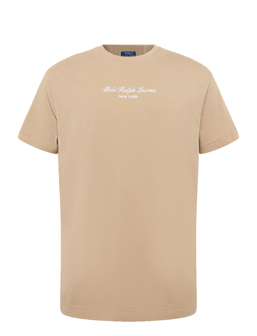 Polo Ralph Lauren - 26/1 JERSEY-KNT-T-SHIRT - kurzärmelige t-shirts - vintage khaki - 0